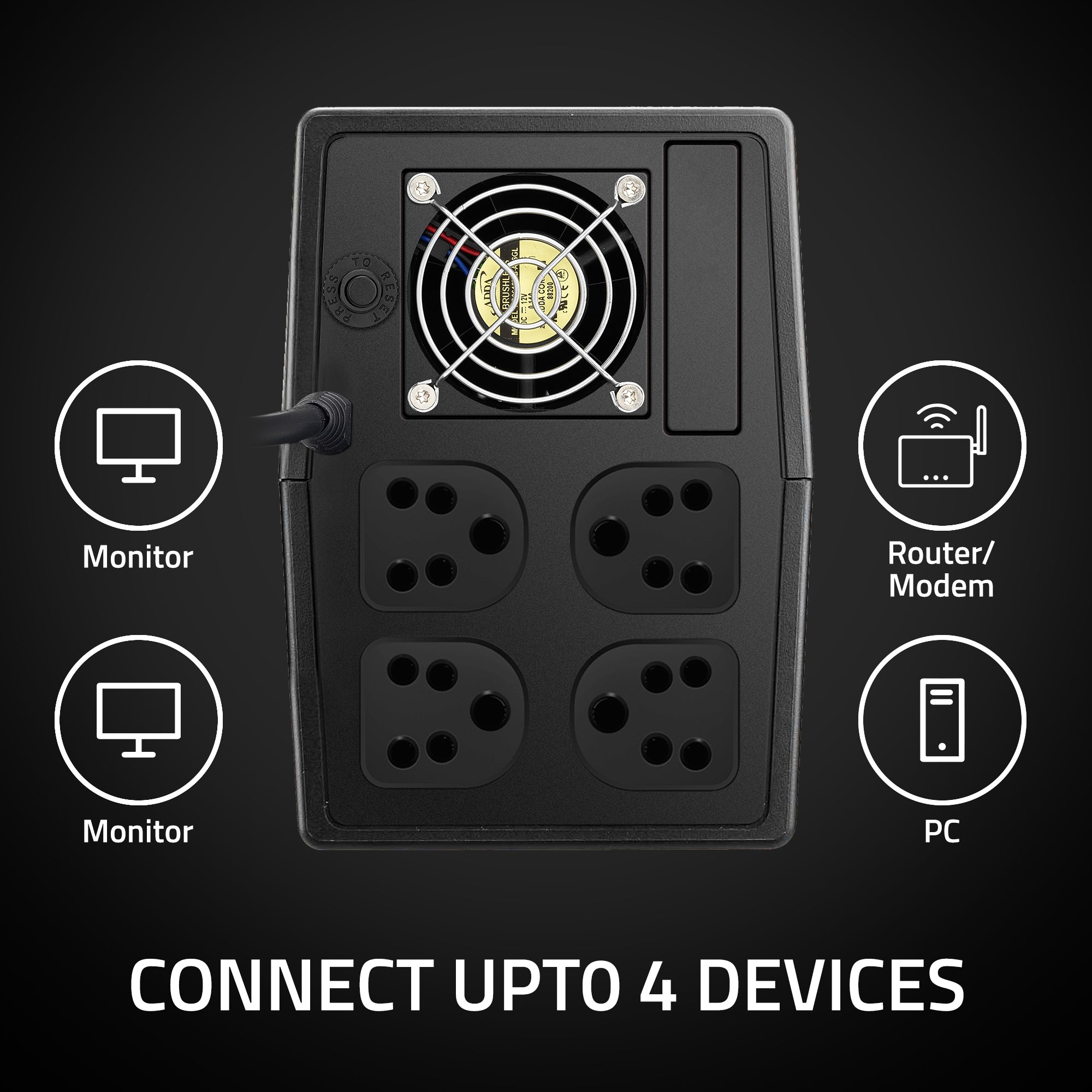 Artis Powersafe 1500VA/900W LCD Line Interactive UPS