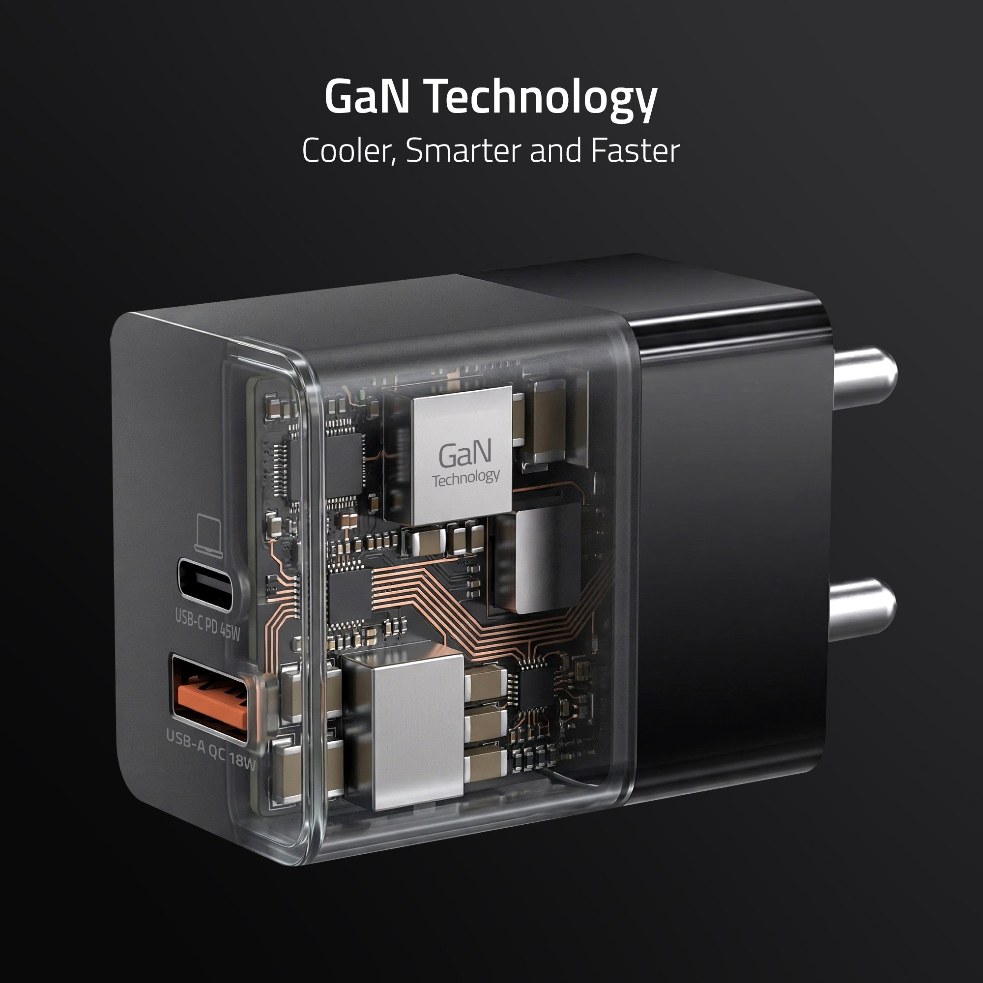 45 Watt GaN Laptop Adapter