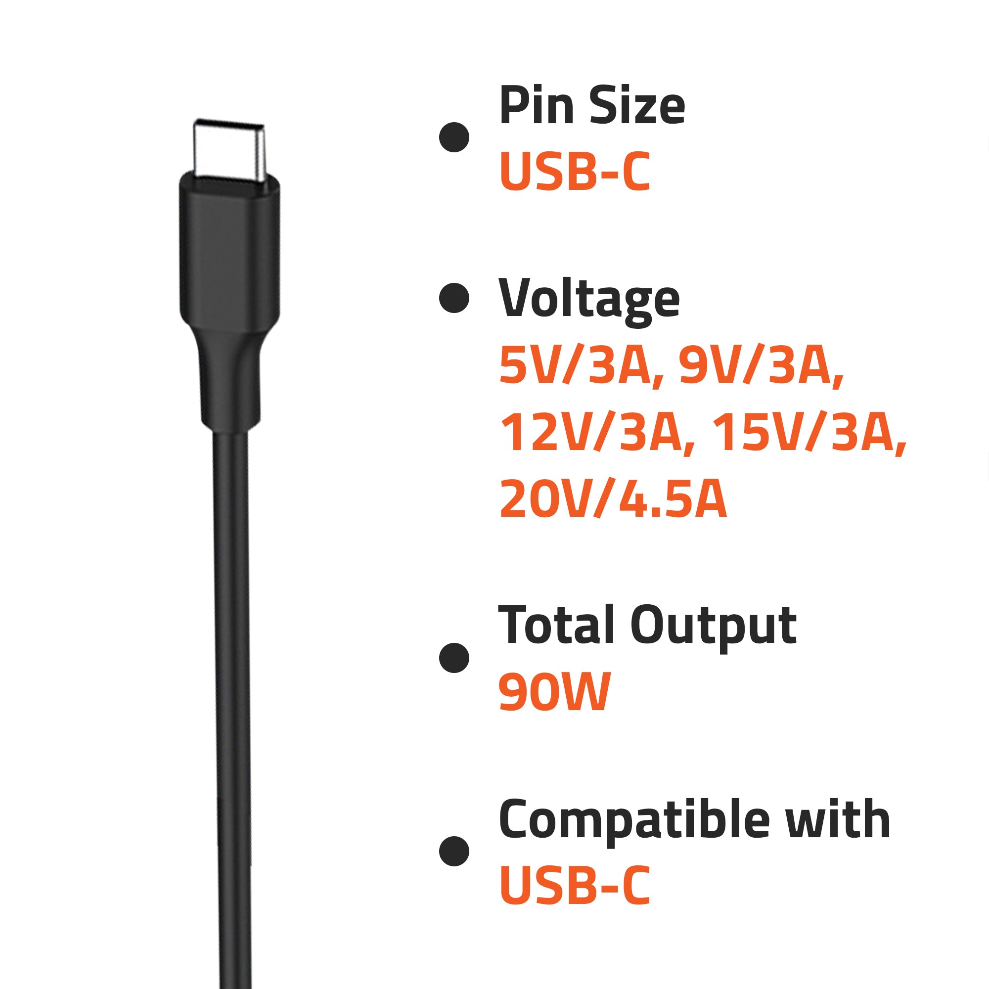 AR0907 90W Compatible Laptop Adapter