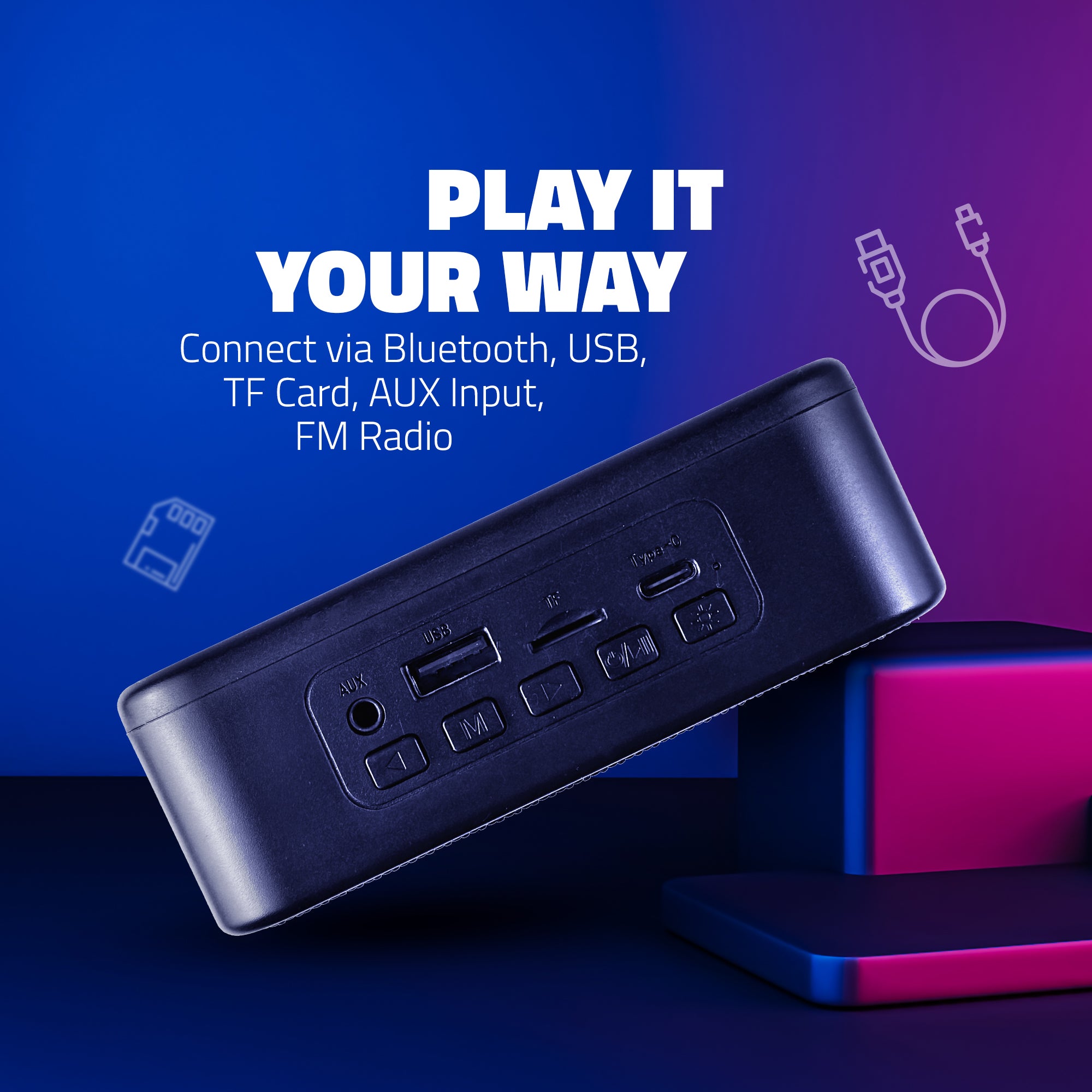 SoundMax 700 Bluetooth Speaker ( Black )