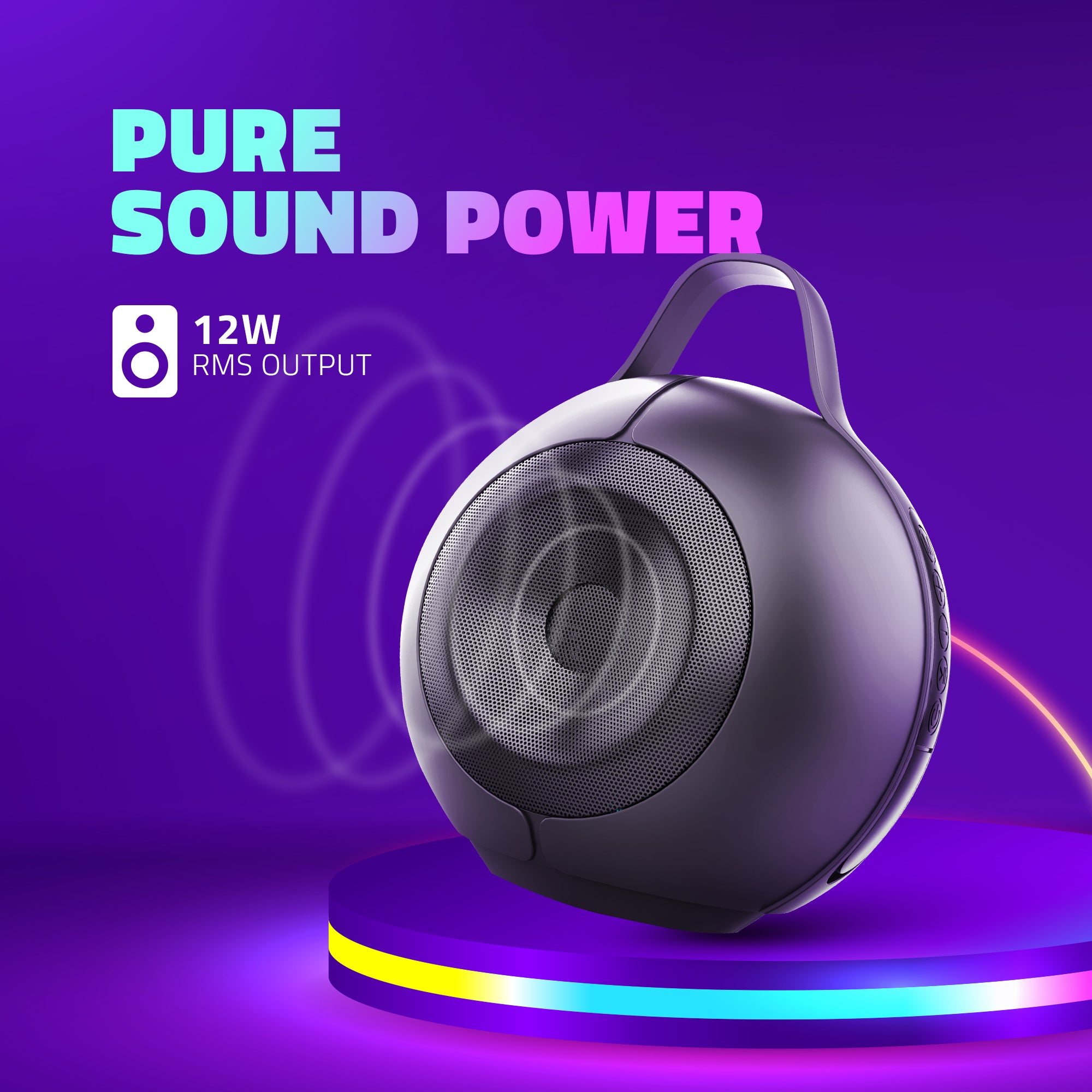 SoundMax 500 12W Bluetooth Speaker (Black)