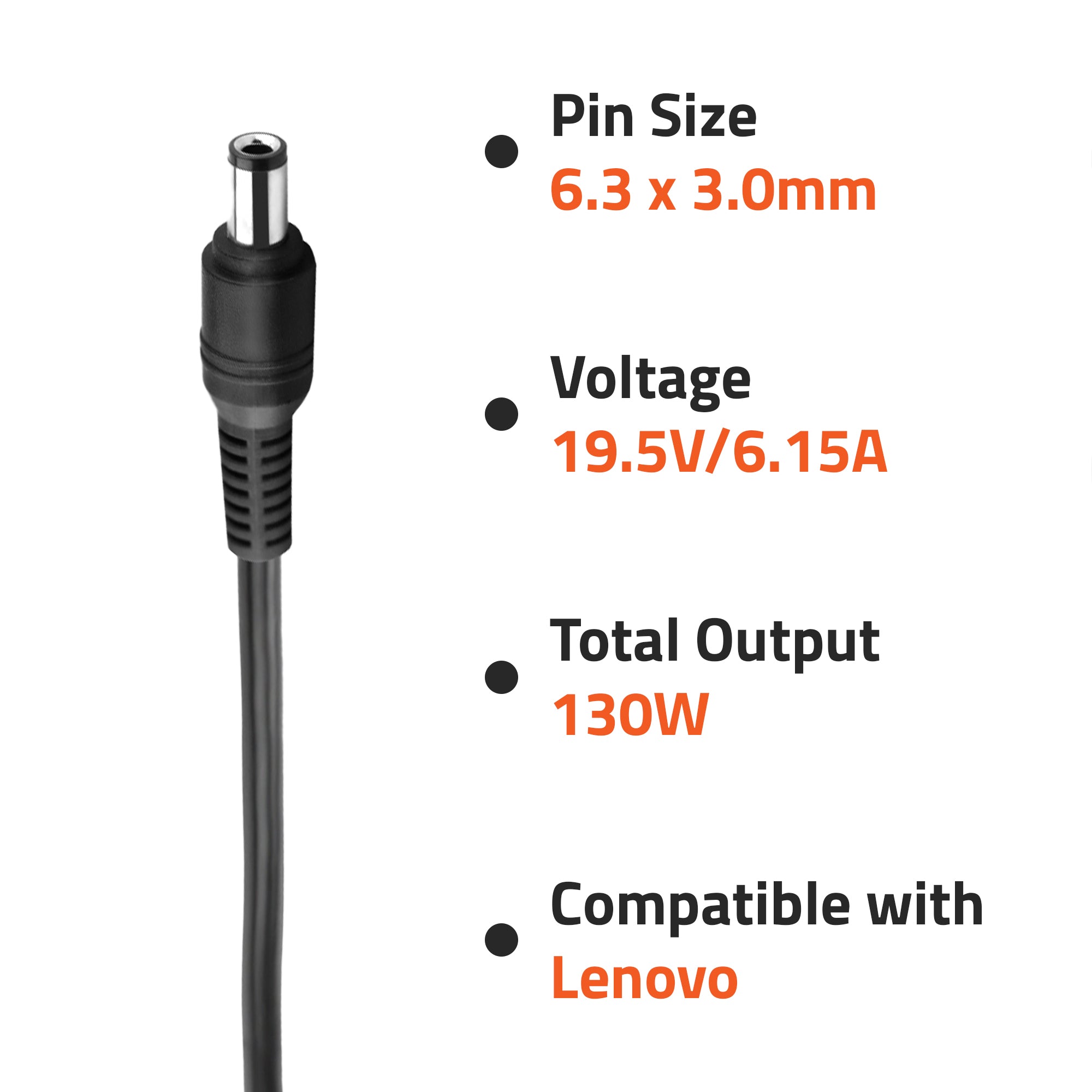 AR1204 130W Compatible Laptop Adapter