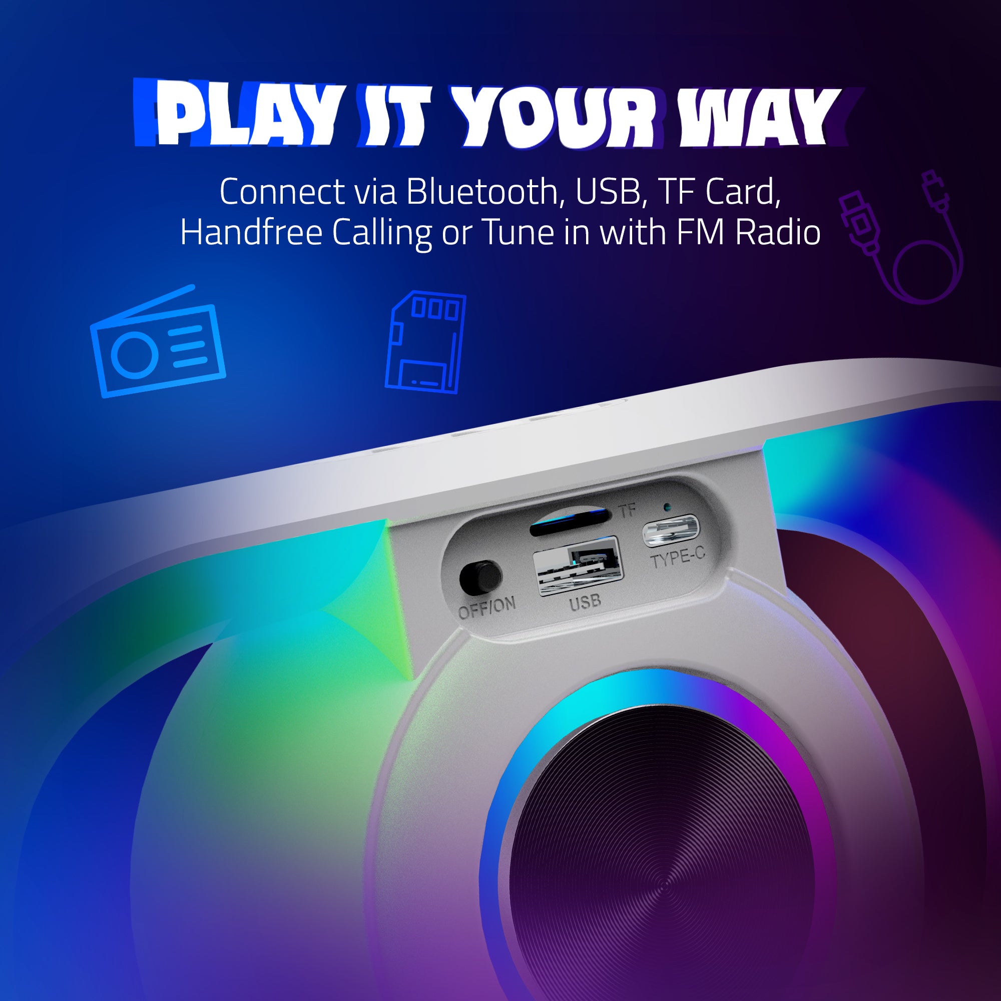 BT101 wireless Bluetooth Speaker