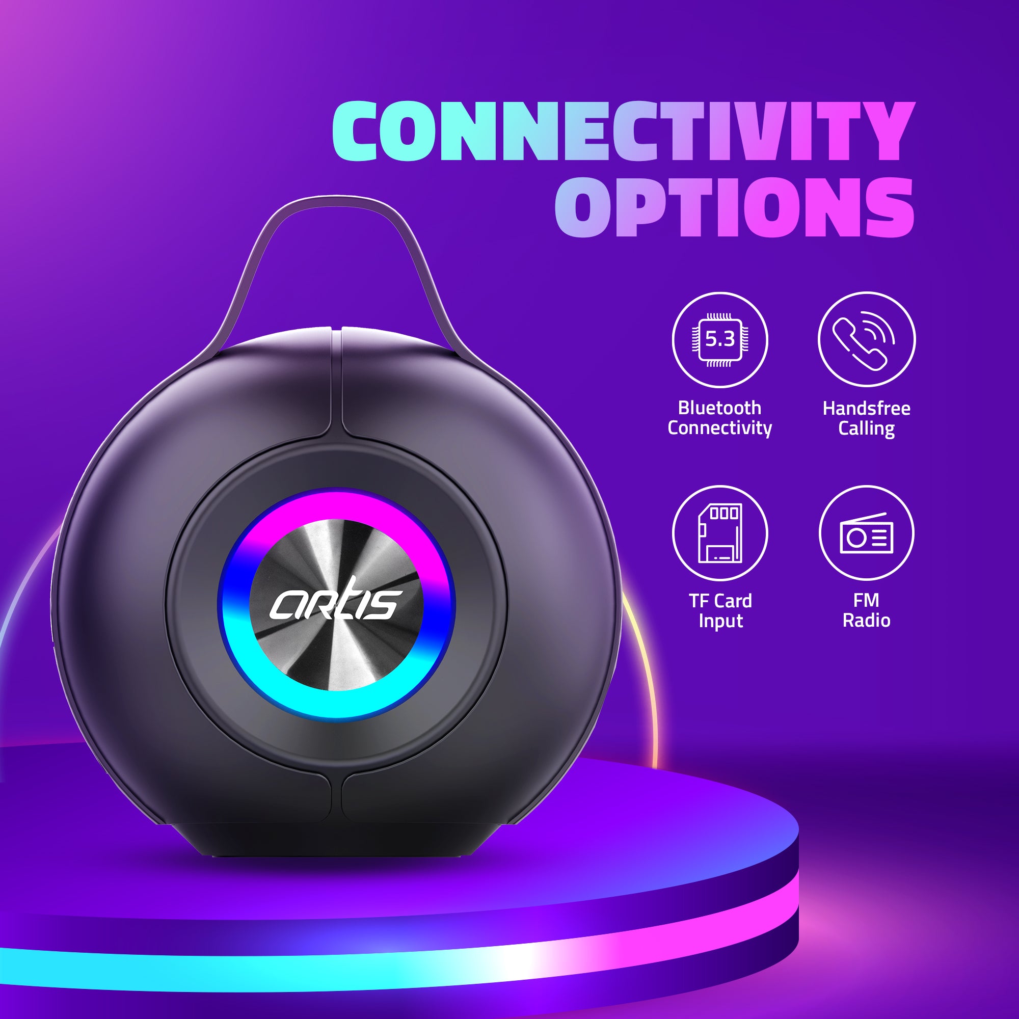 SoundMax 500 12W Bluetooth Speaker (Black)