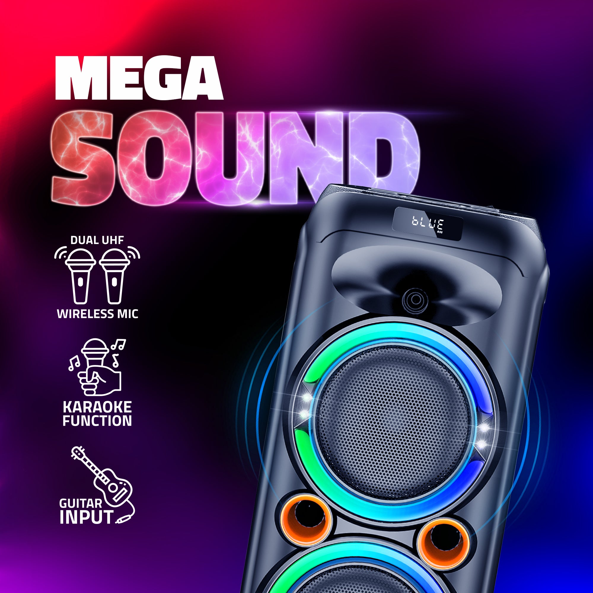 Party 208 Wireless Bluetooth Party Speaker