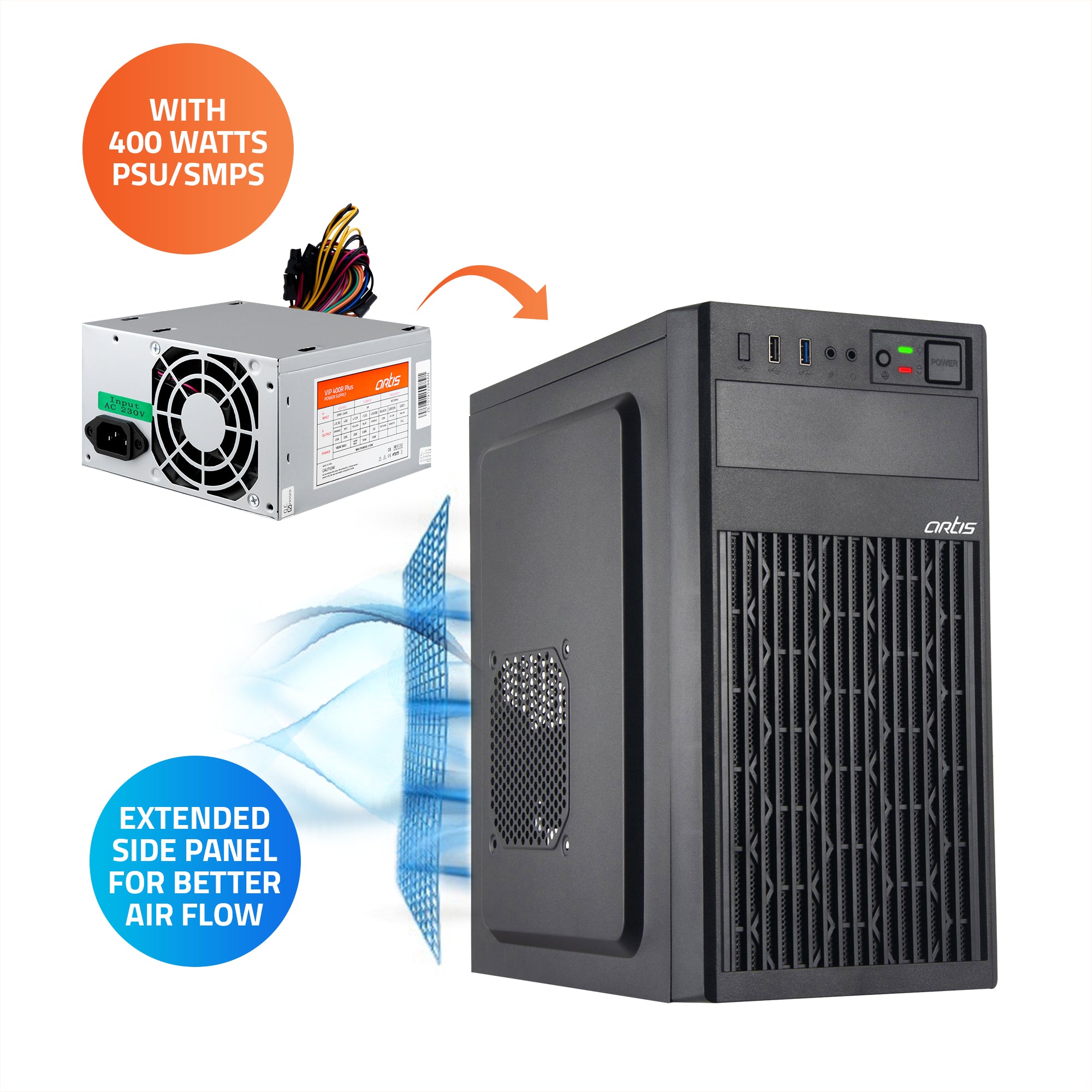 2820 Micro ATX Computer Cabinet