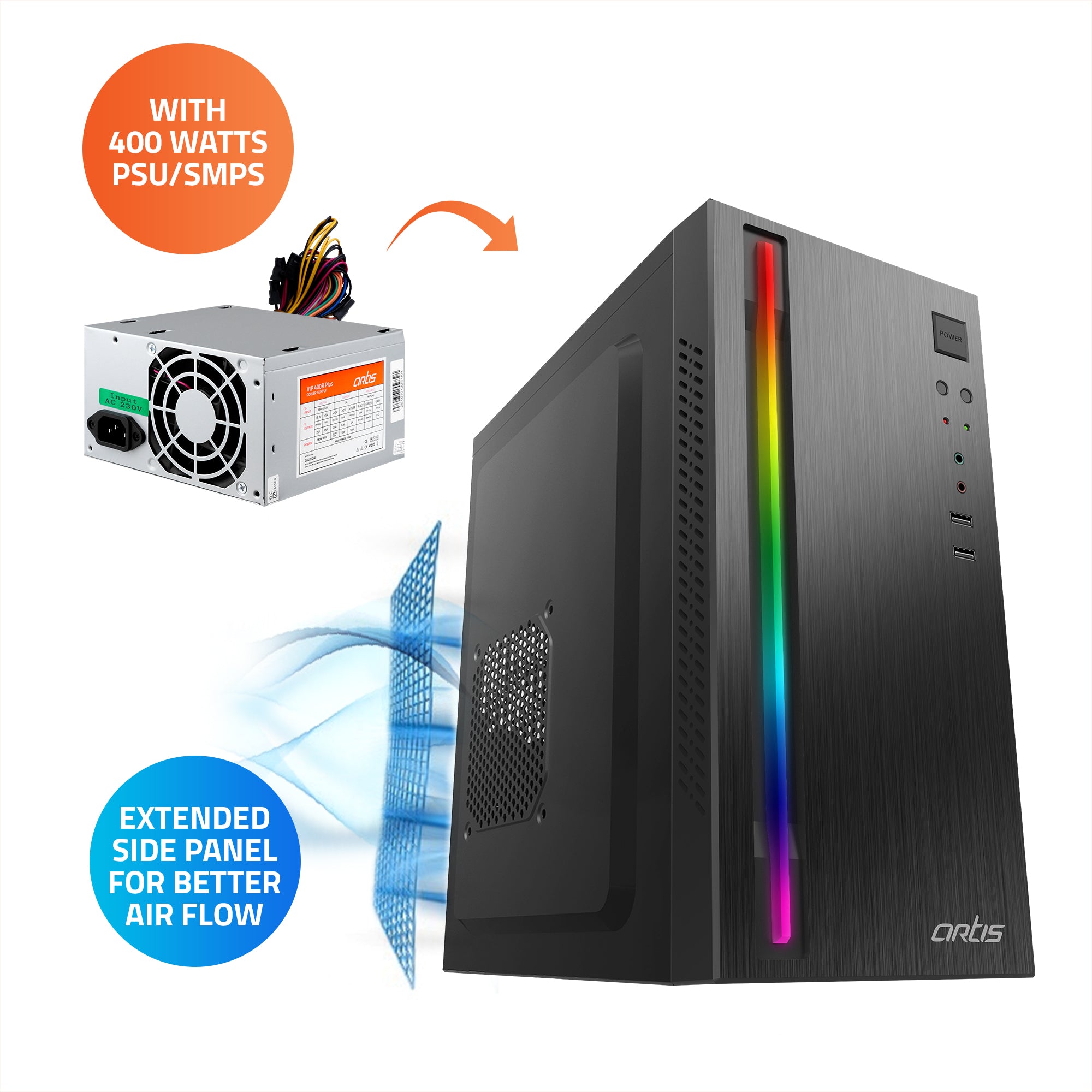 2520 2.0 C Micro ATX PC Cabinet