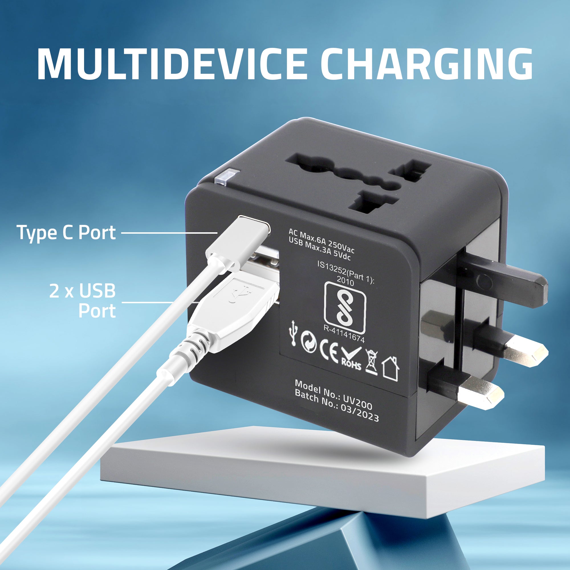 UV200 Universal Travel Adapter