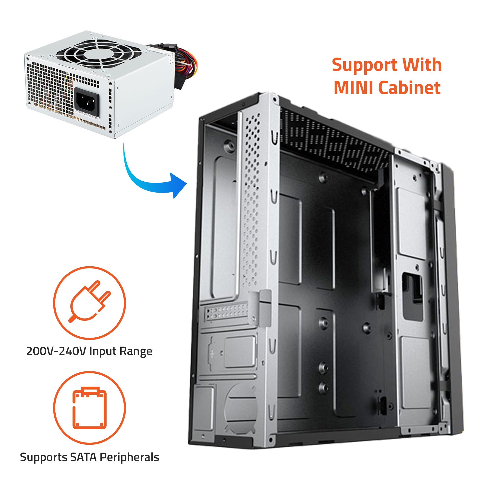 VIP 250W Mini Computer Power Supply