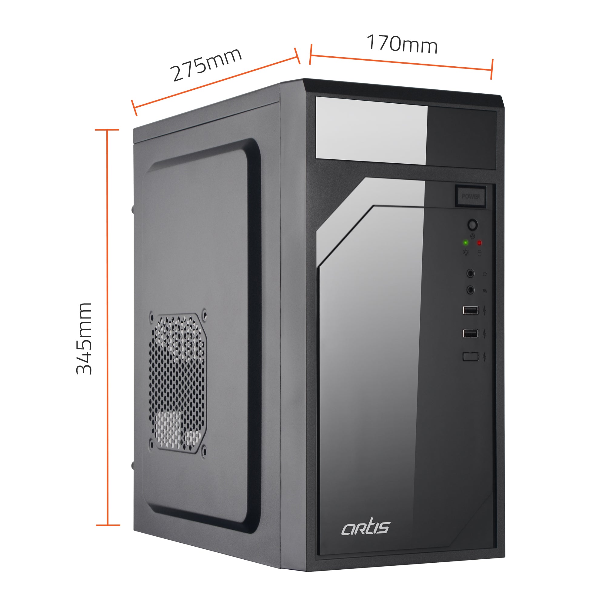 2620 2.0 C Micro ATX PC Cabinet