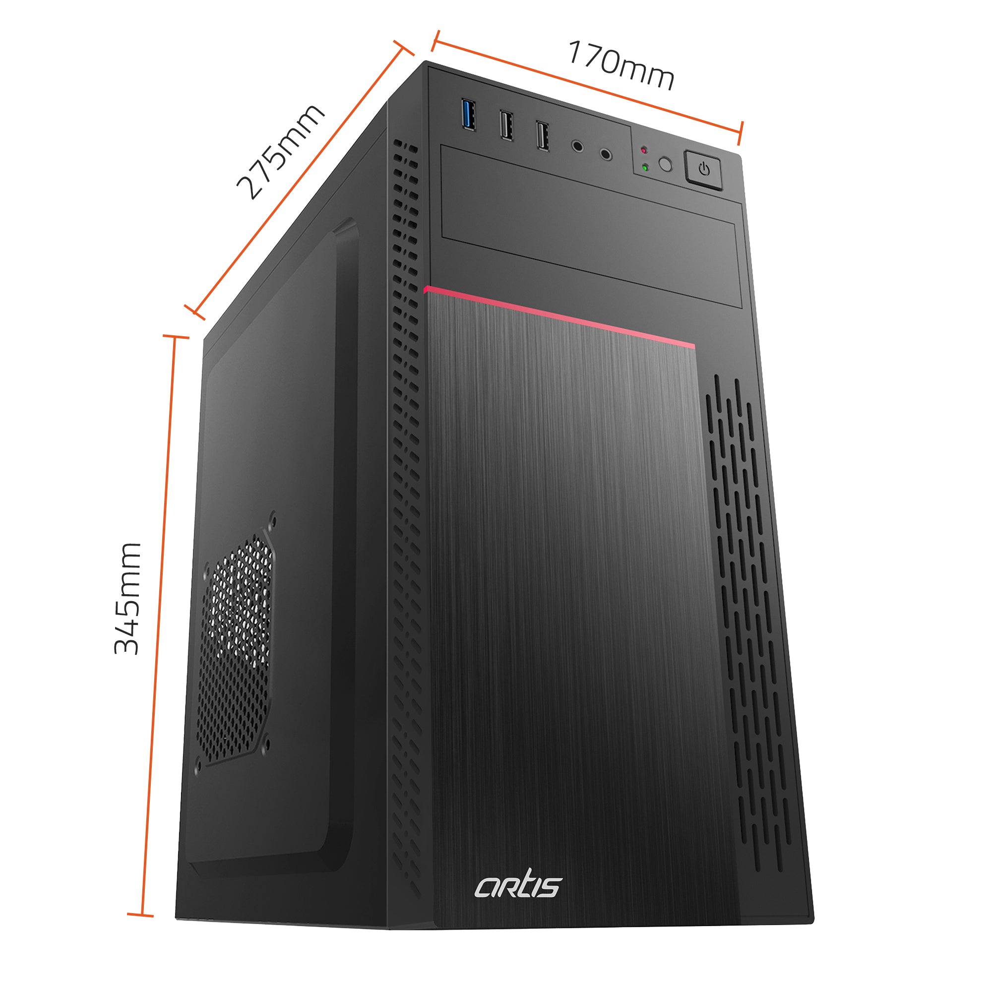 2720 3.0 Micro ATX PC Cabinet