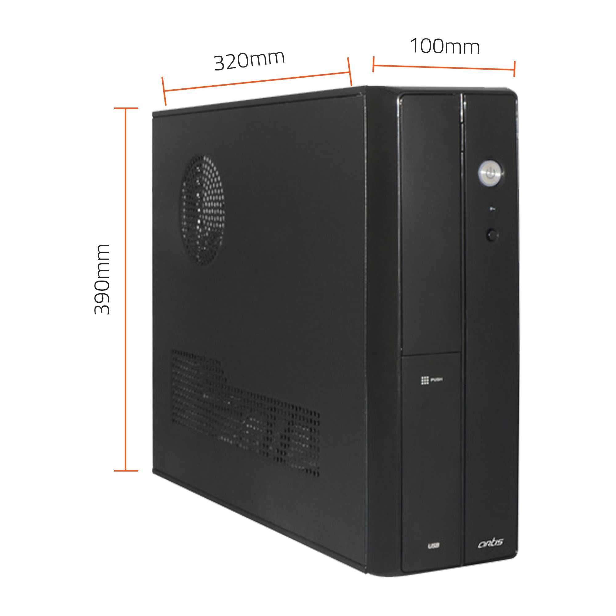 Joy 3.0 Slim Micro ATX/Mini ATX PC Cabinet
