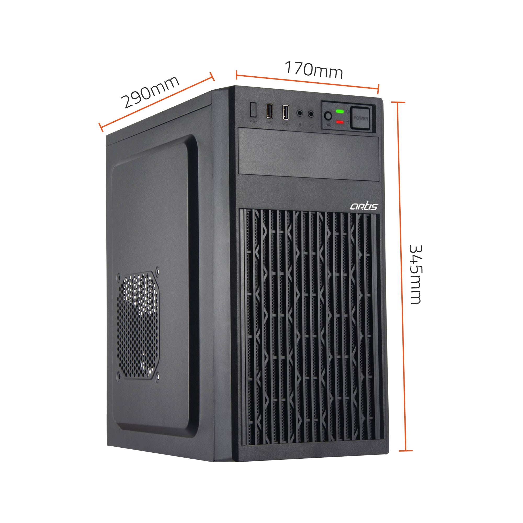 2820 2.0 Micro ATX PC Cabinet