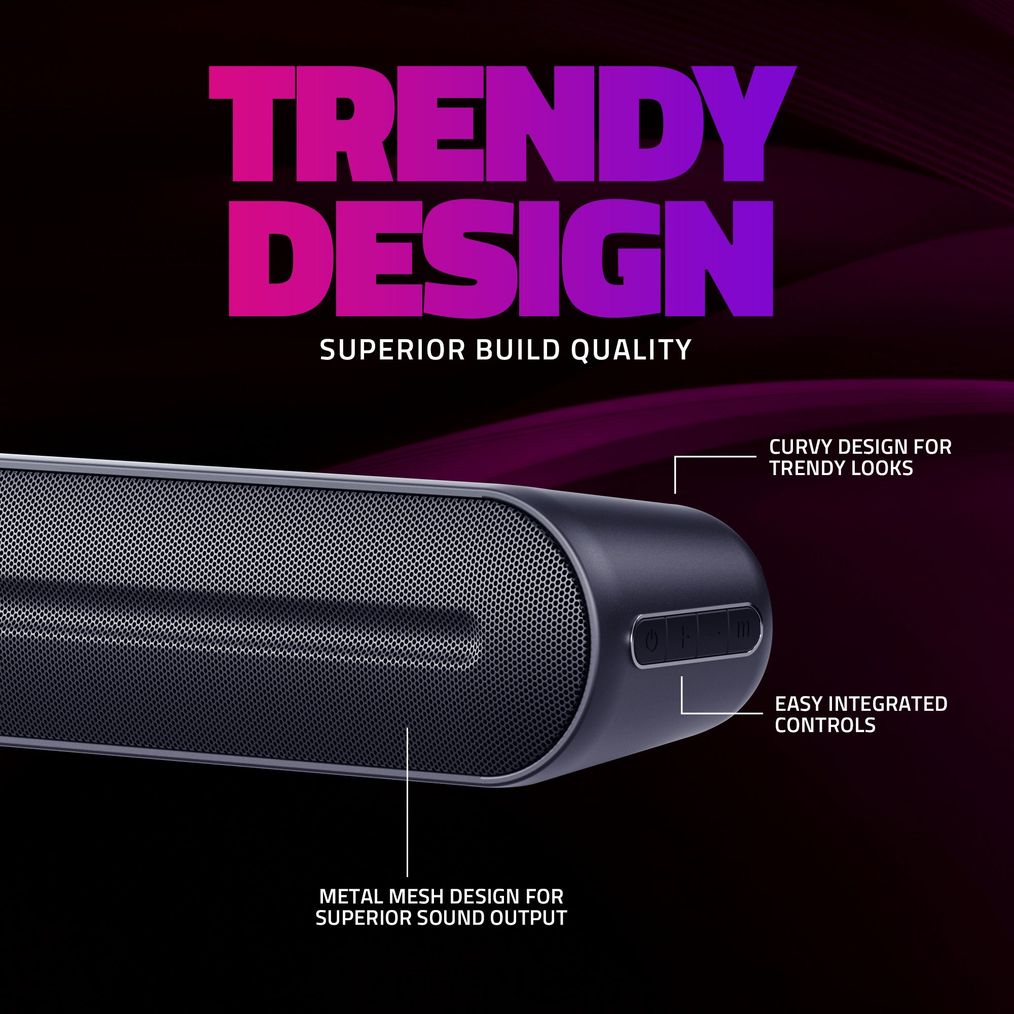 SoundHub 410 Wireless BT Soundbar & Wireless Subwoofer
