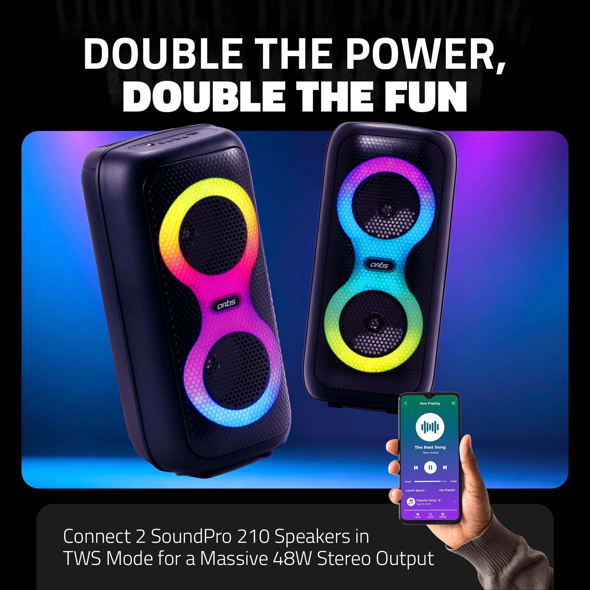SoundPro 210 Bluetooth Party Speaker