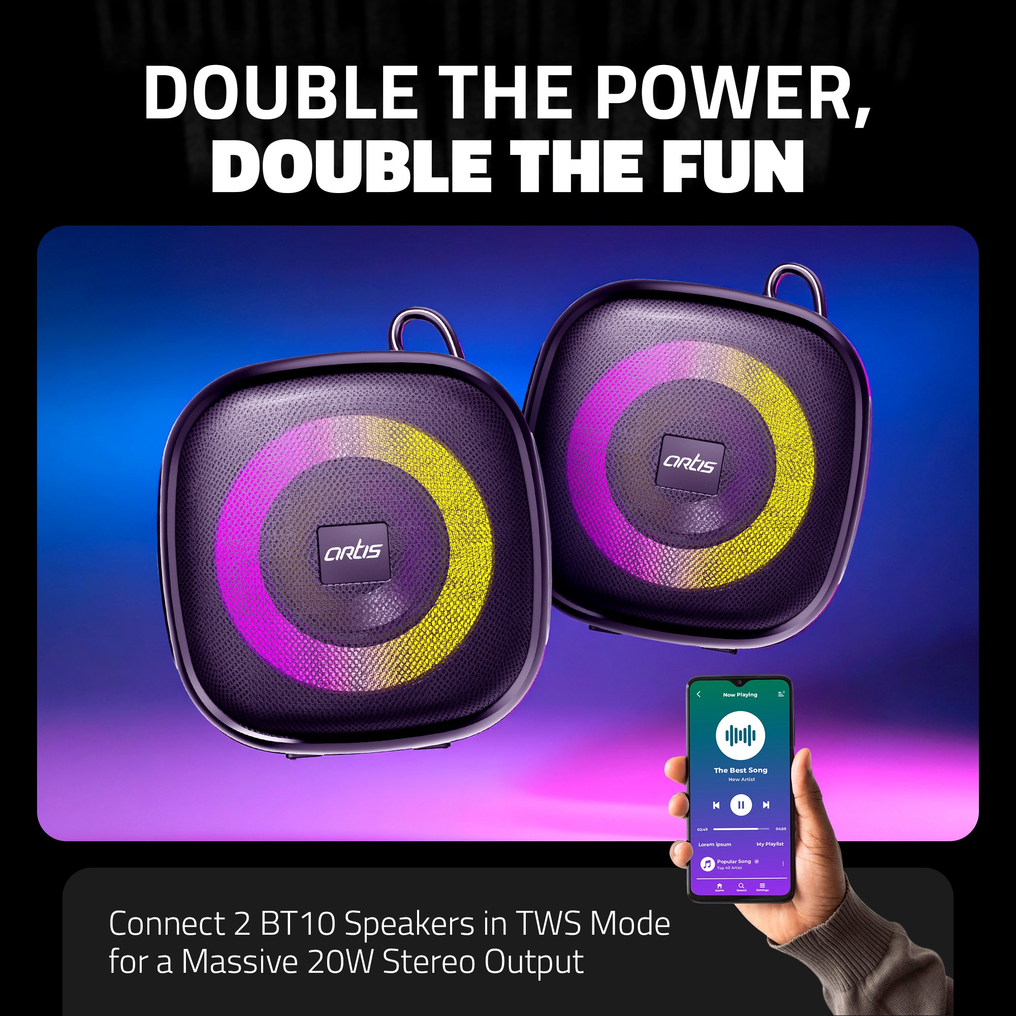 BT10 wireless Bluetooth Speaker