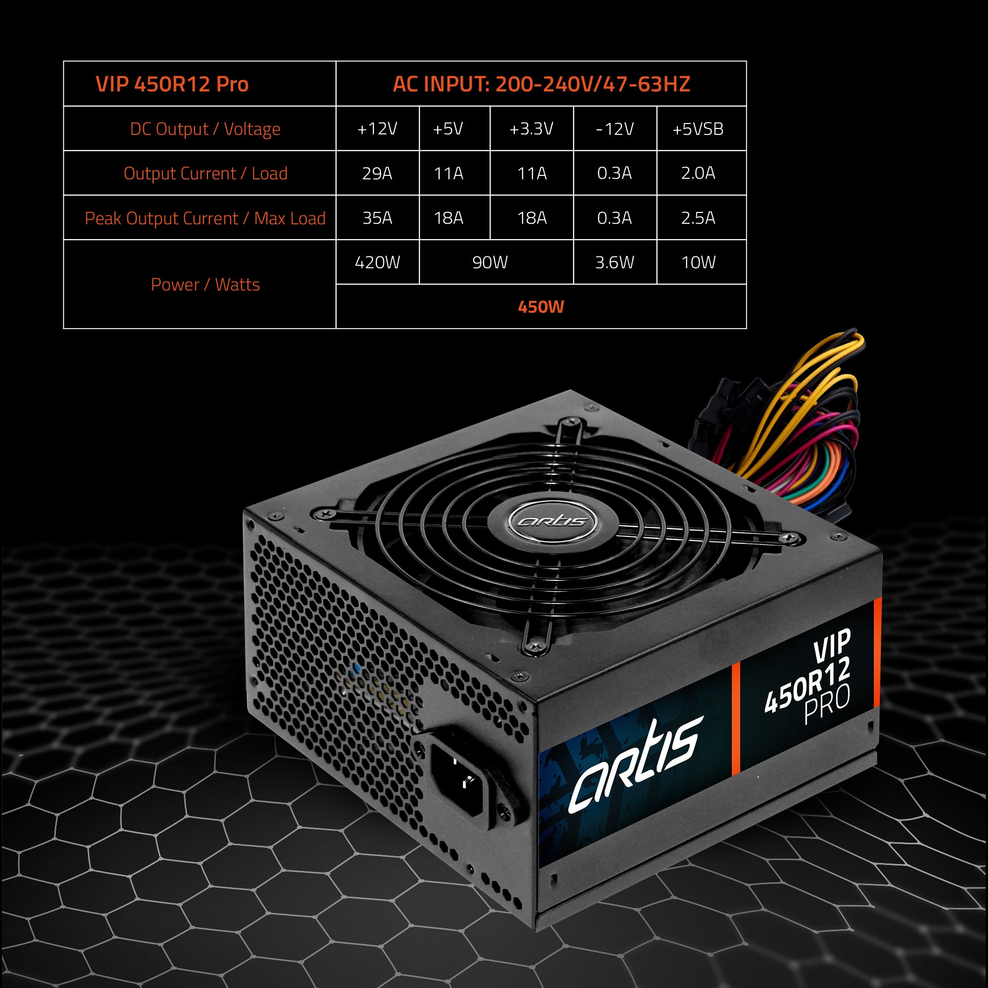 450R12 Pro Power Supply