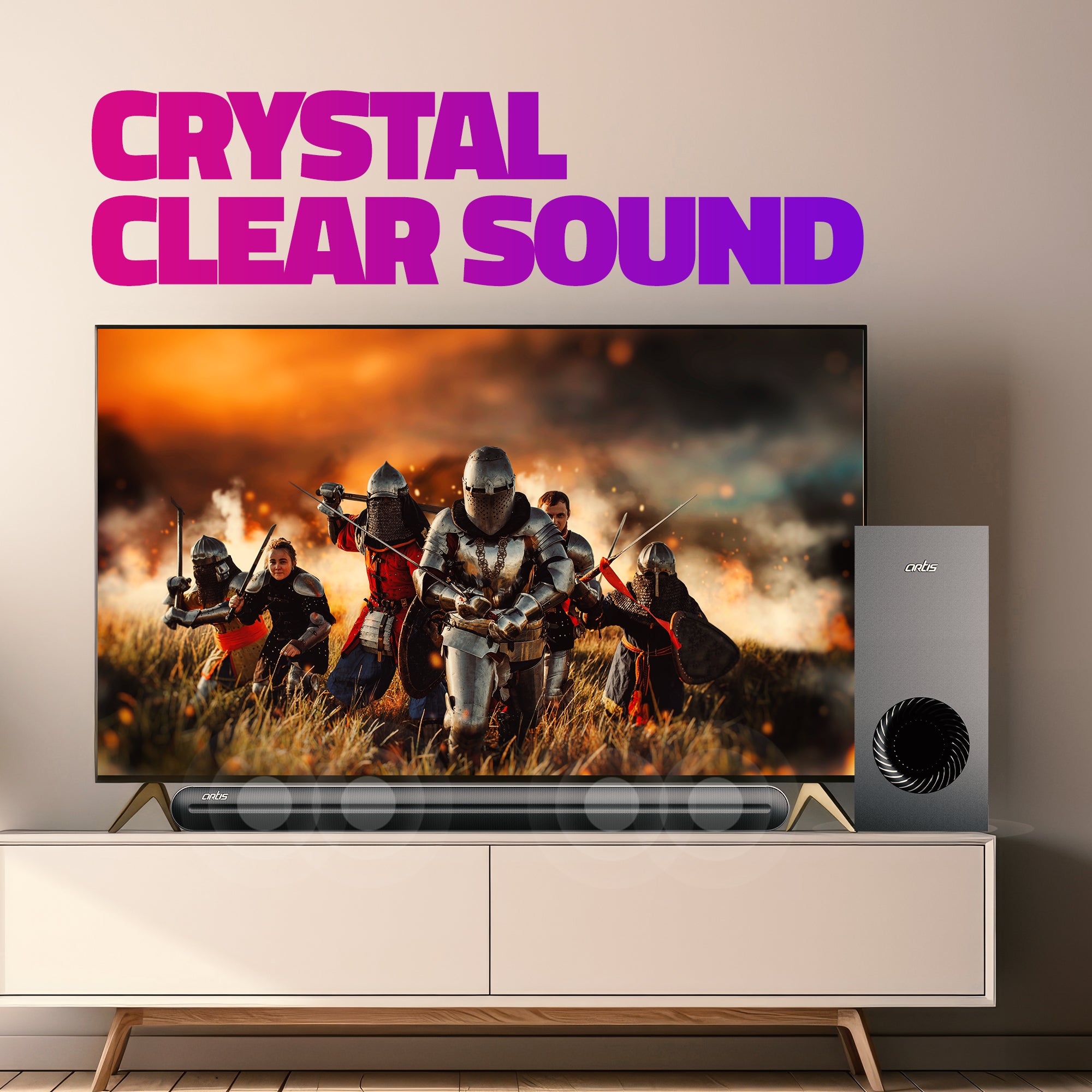 SoundHub 410 Wireless BT Soundbar & Wireless Subwoofer
