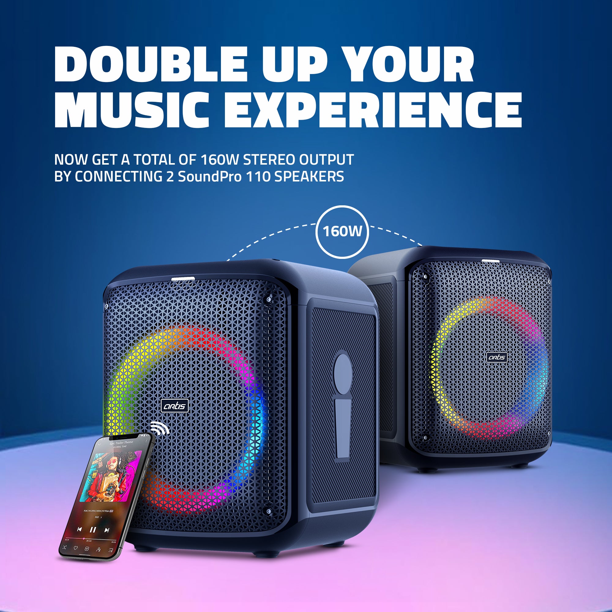 SoundPro 110 Bluetooth Party Speaker