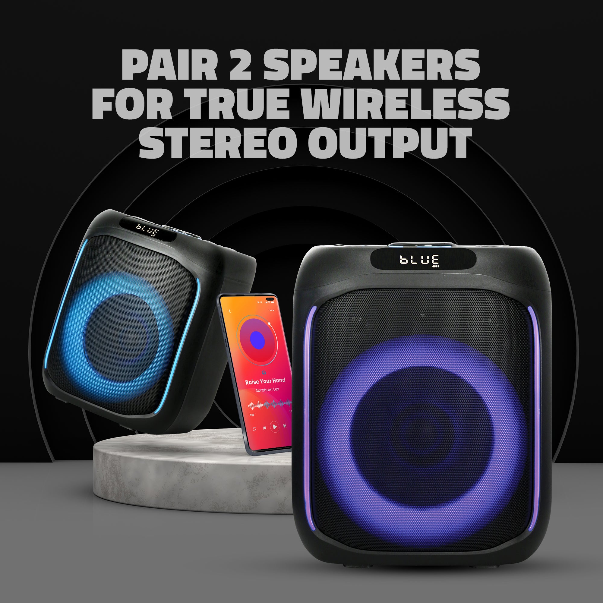 SoundPro 100 60W TWS Portable 5.0 Bluetooth Party Speaker