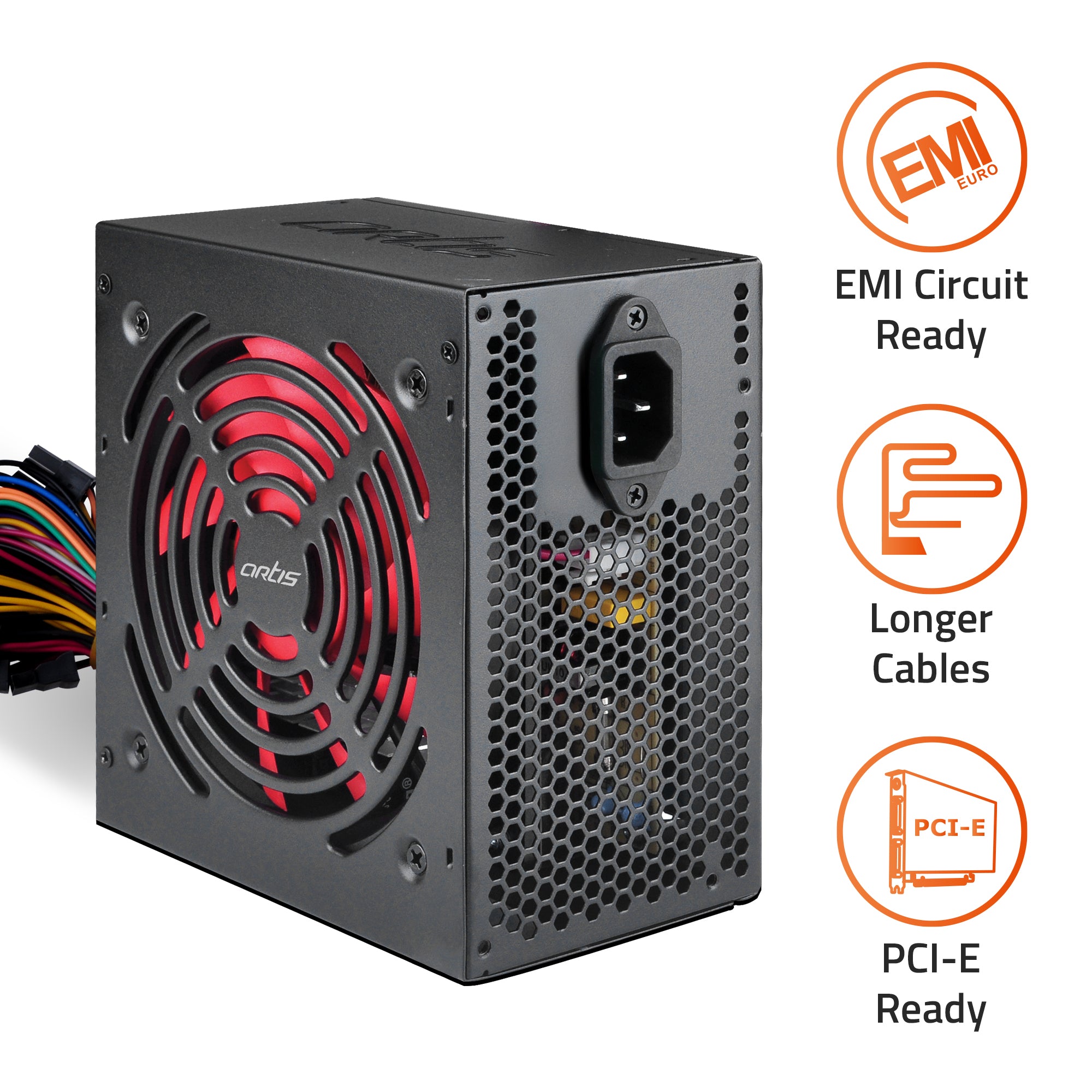 Artis 500 Watt Super Silent Power Supply Unit