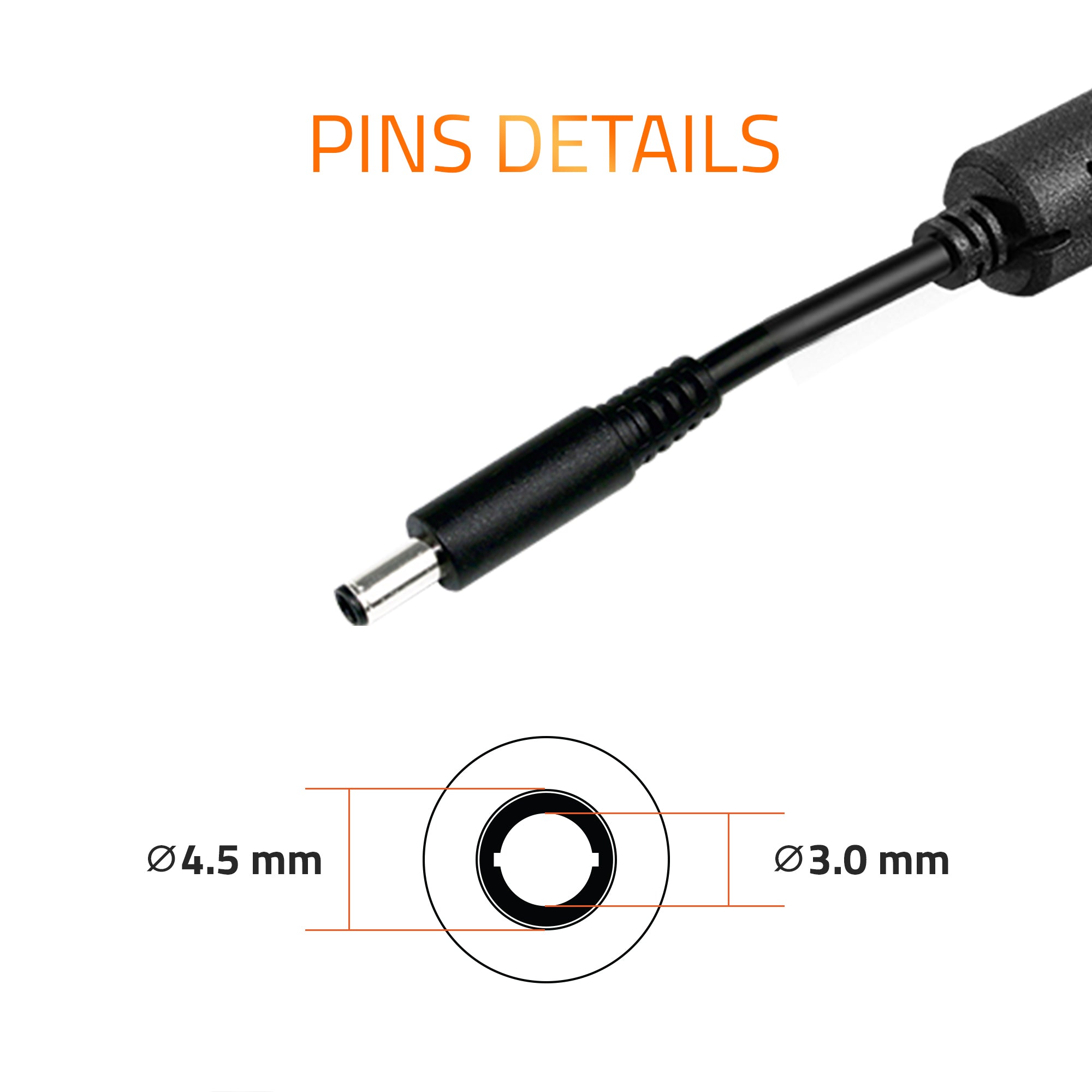 AR0501(N) 65 Watt Laptop Charger Adapter