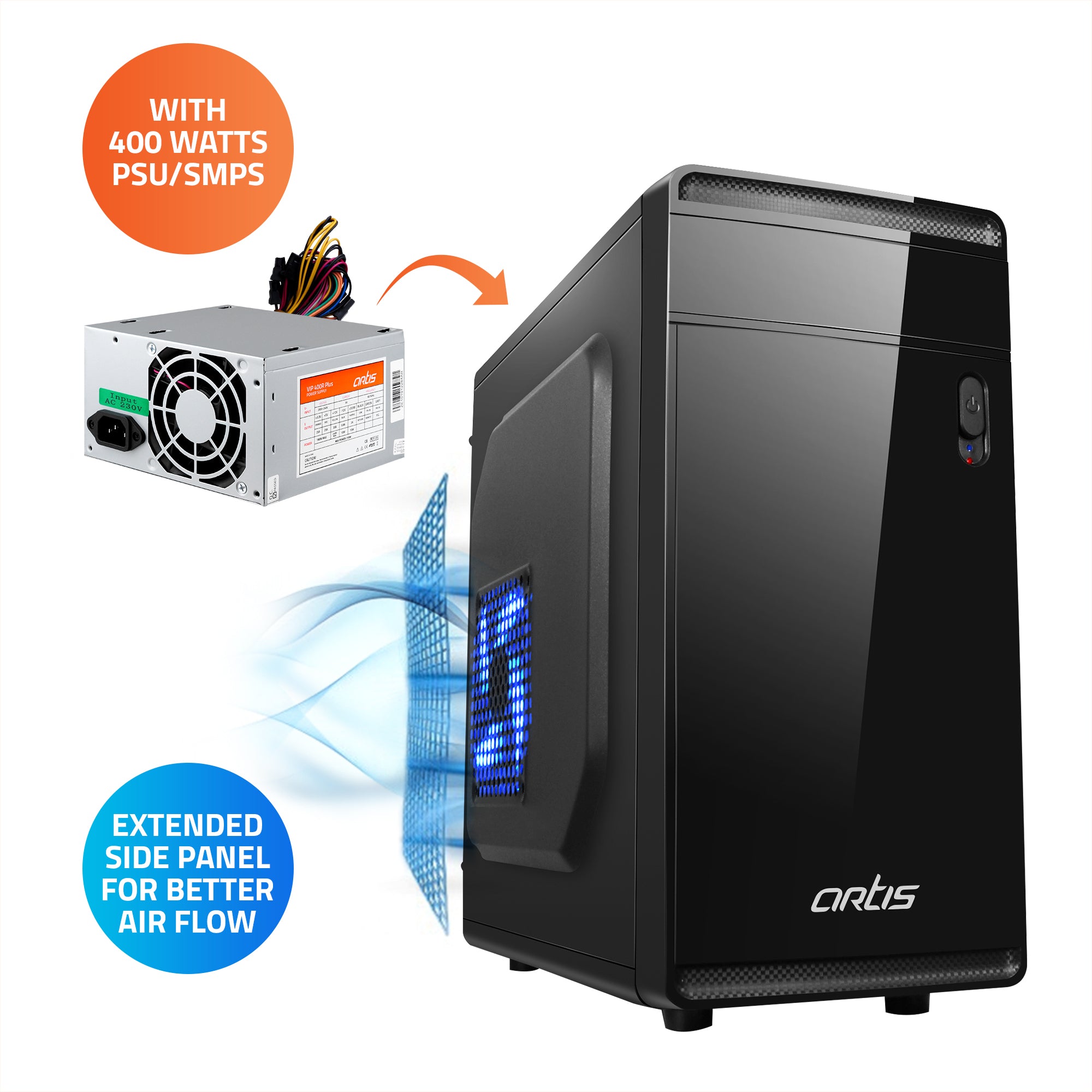 Glaze 3.0 Micro ATX PC Cabinet