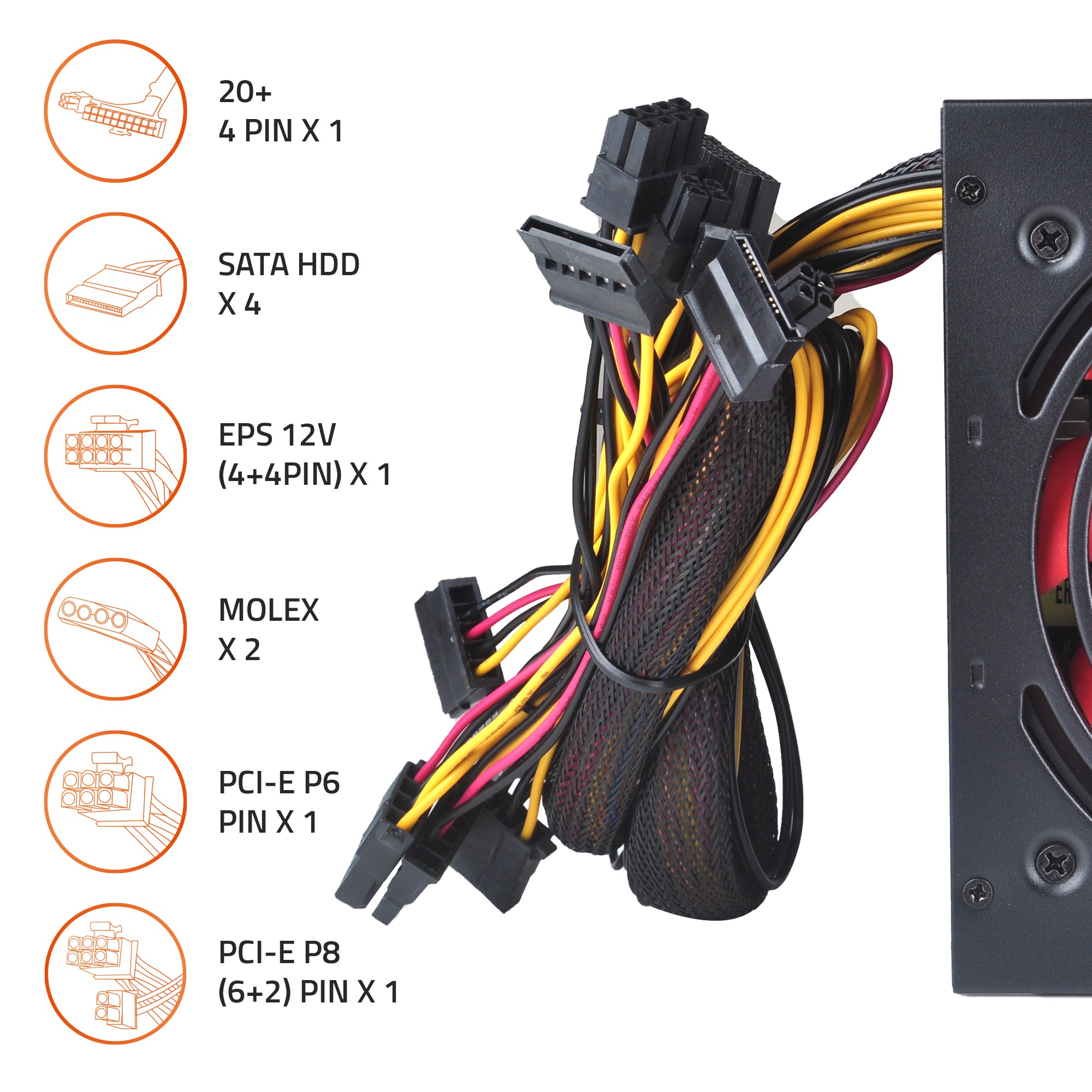 Artis 500 Watt Super Silent Power Supply Unit