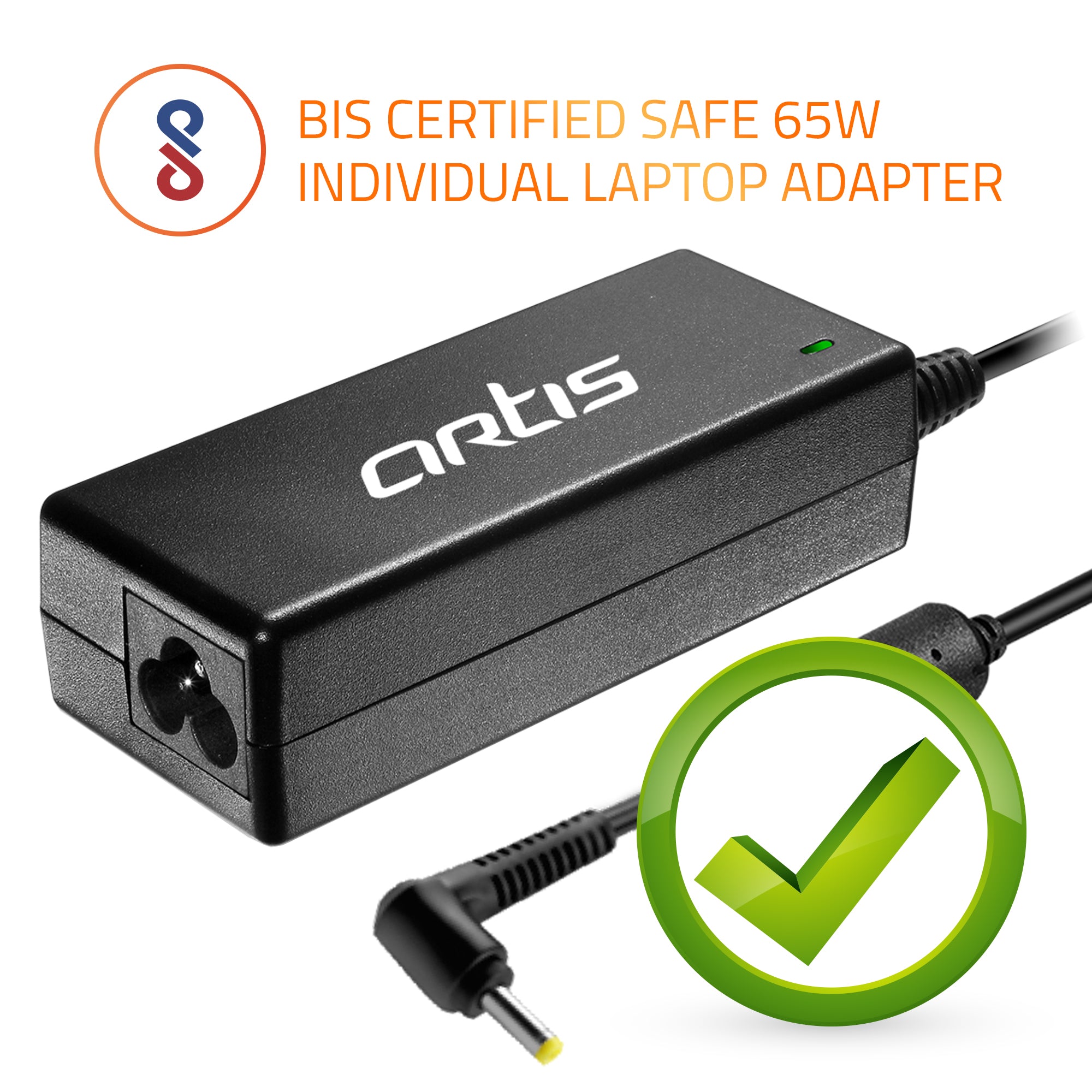 AR0504 (N) 65W Compatible Laptop Adapter
