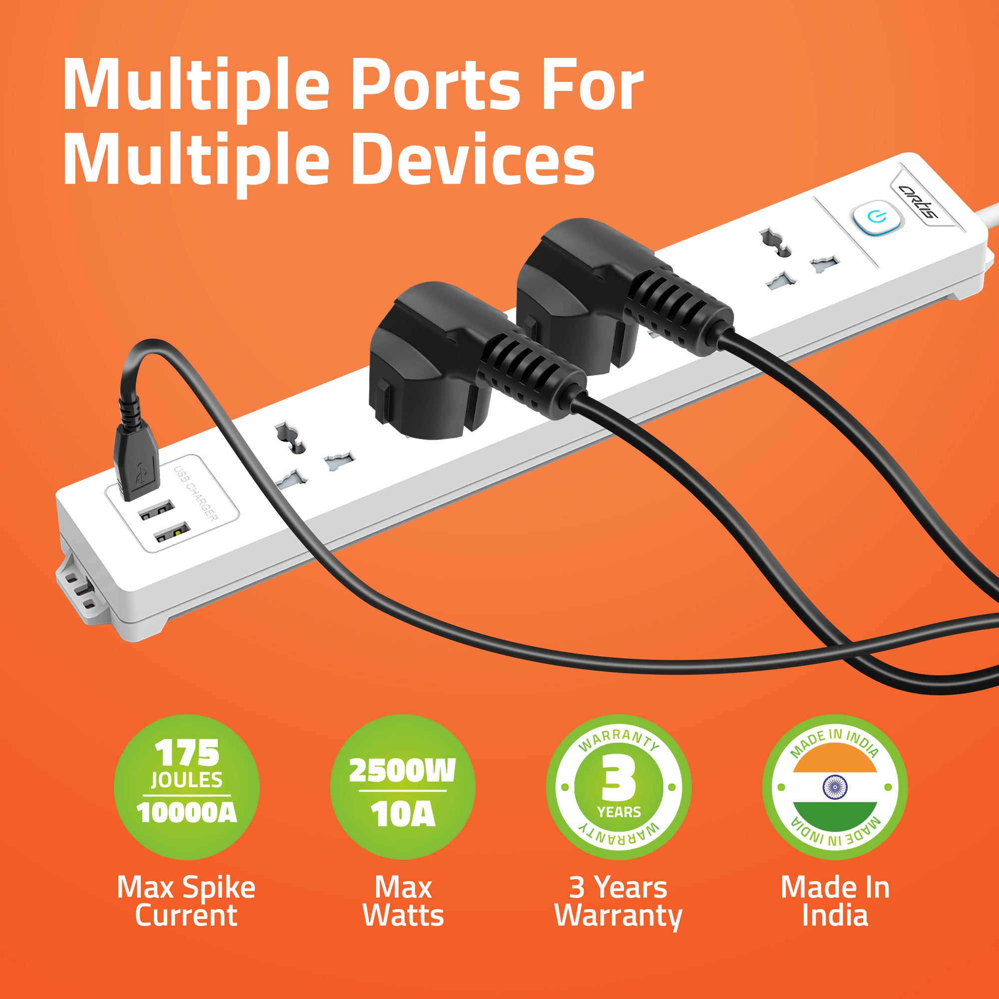 AR-5SS -USB Surge Protector
