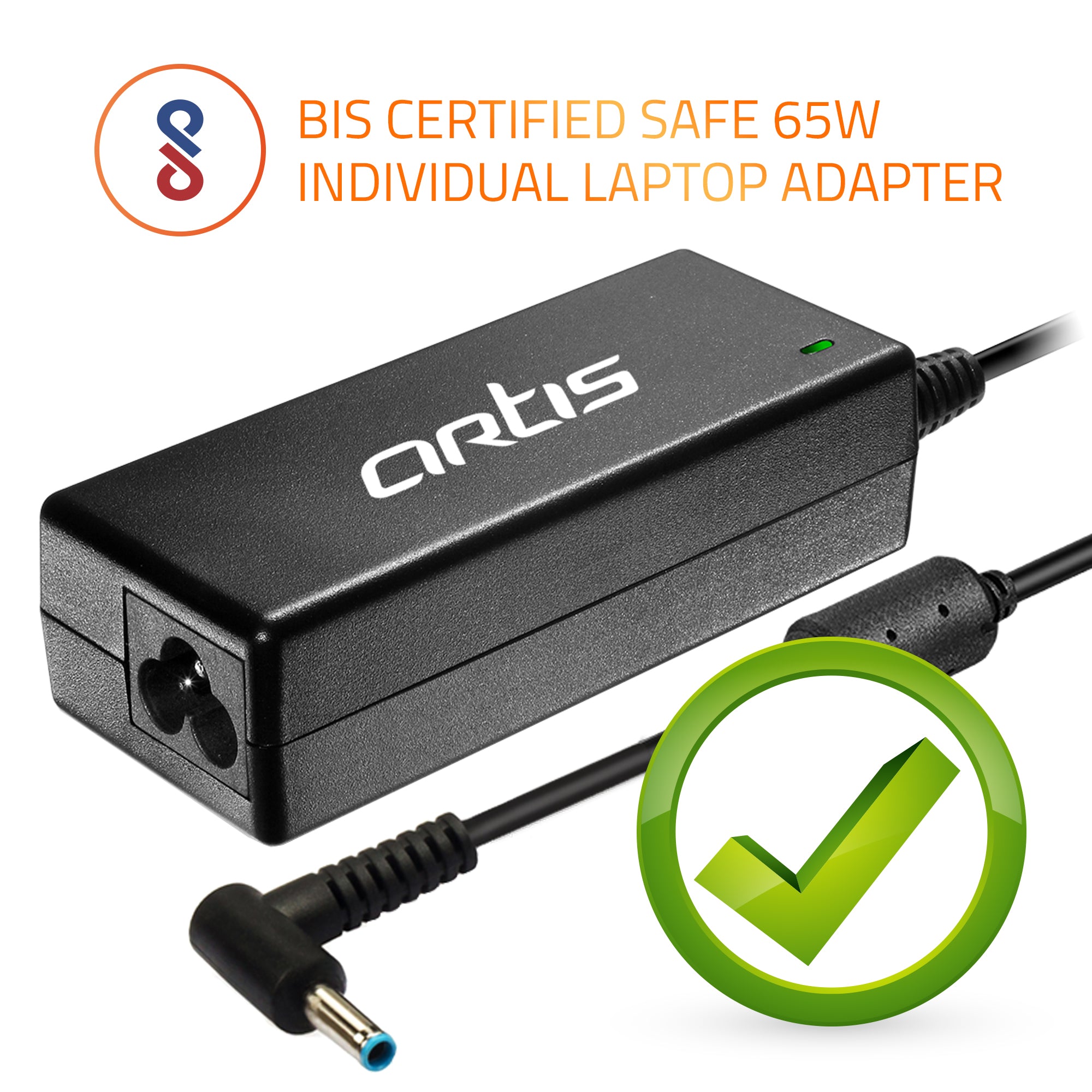 AR0502 (BLUE) 65W Compatible Laptop Adapter