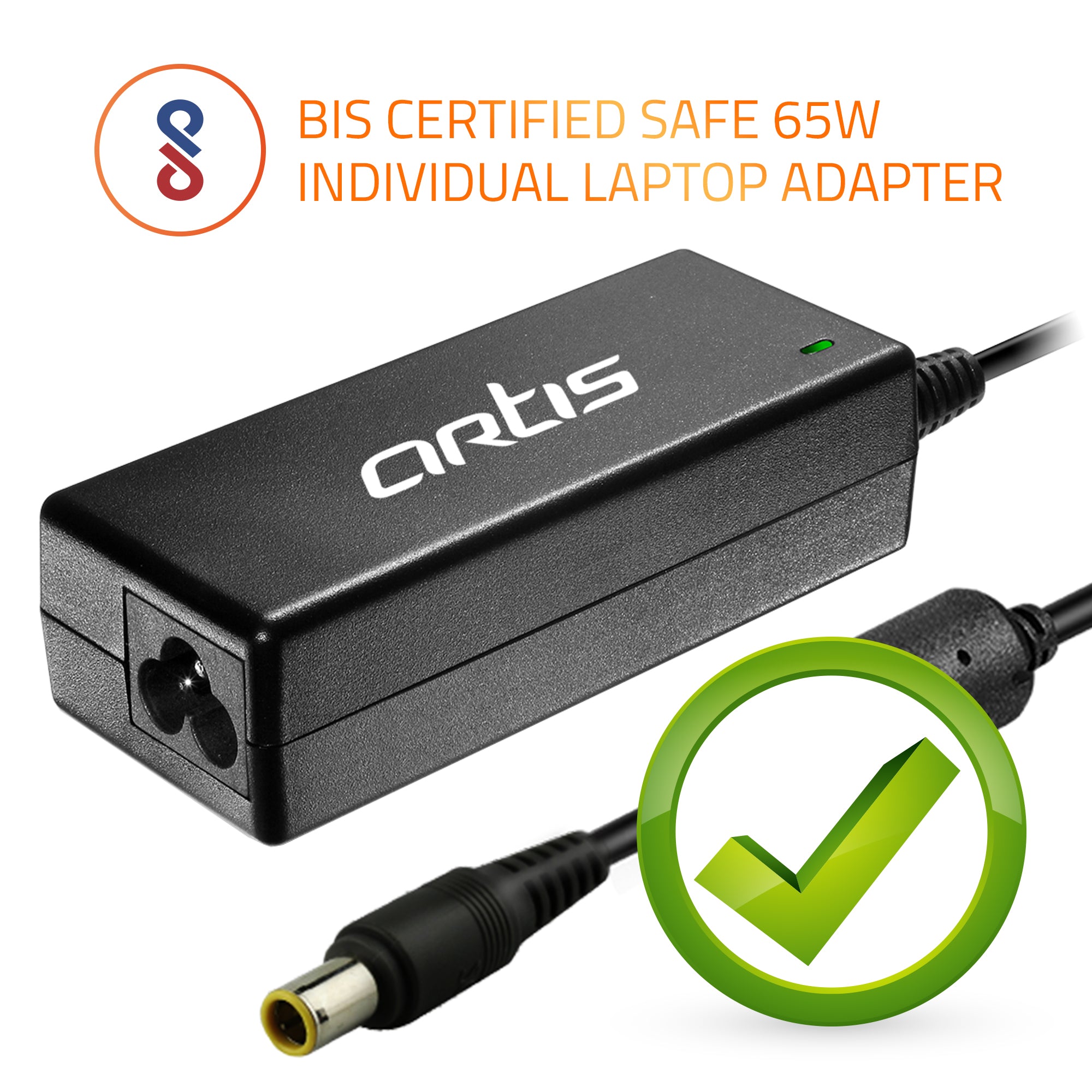 AR0508 65W Compatible Laptop Adapter