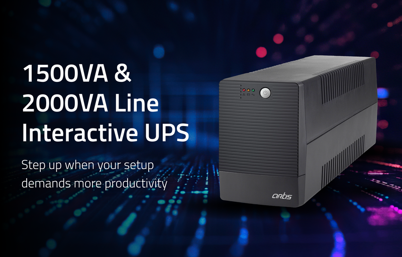 Artis 1500VA Line Interactive UPS with BIS Certified