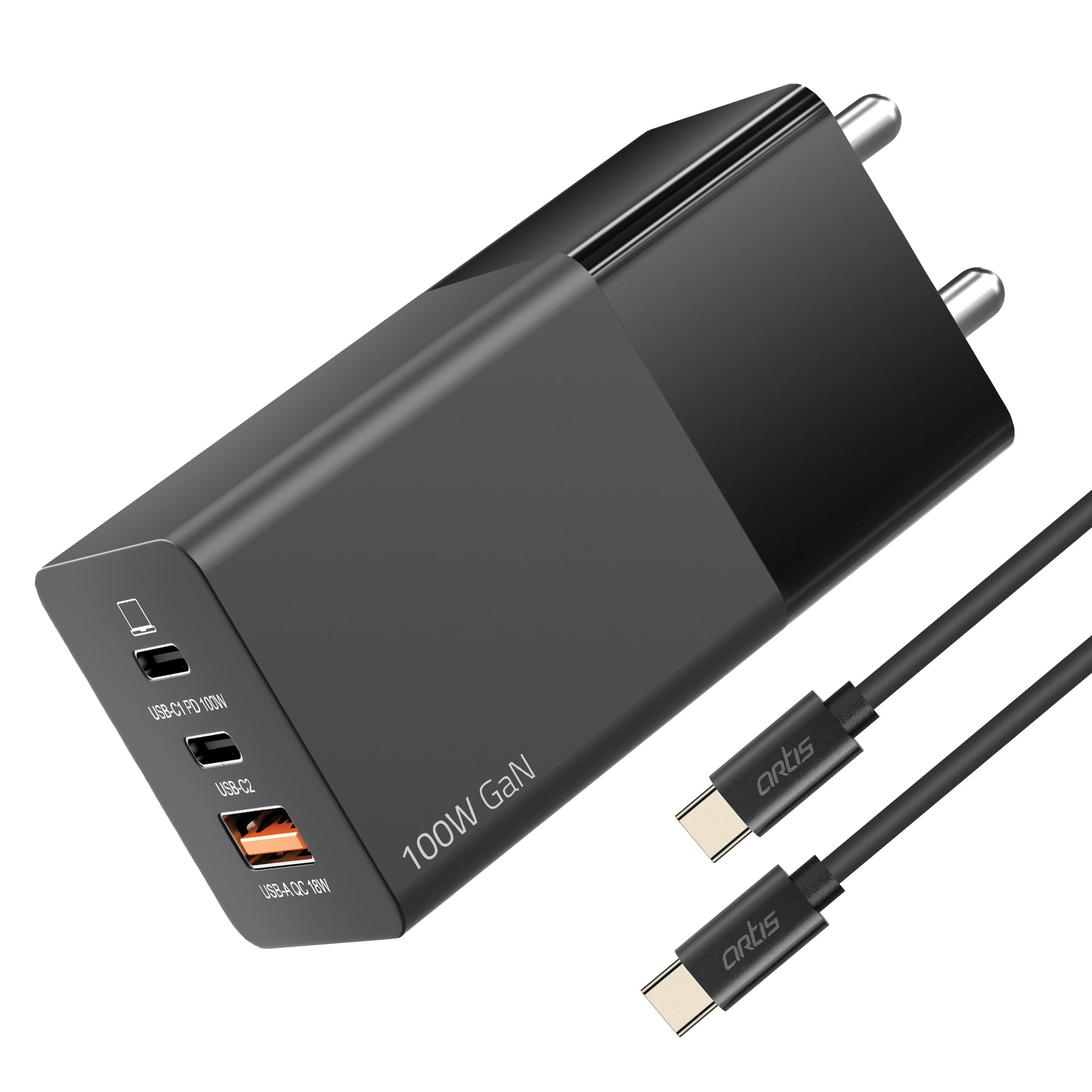 AR-100W -GaN Laptop Adapter