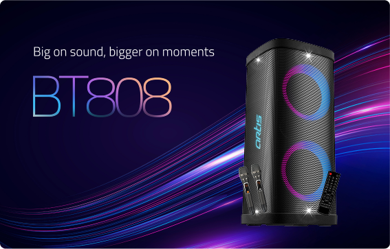 BT808 80W Wireless Bluetooth Party Speaker