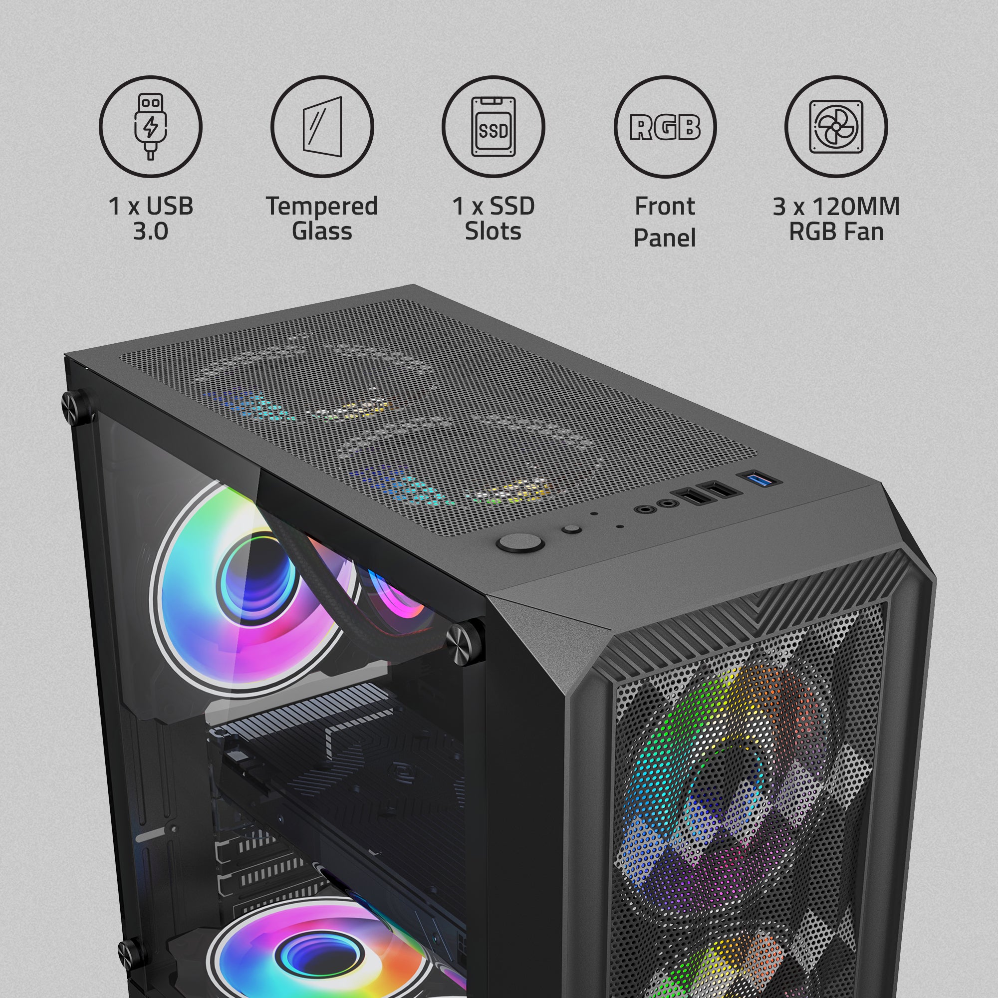 G8322B Computer Gaming Cabinet