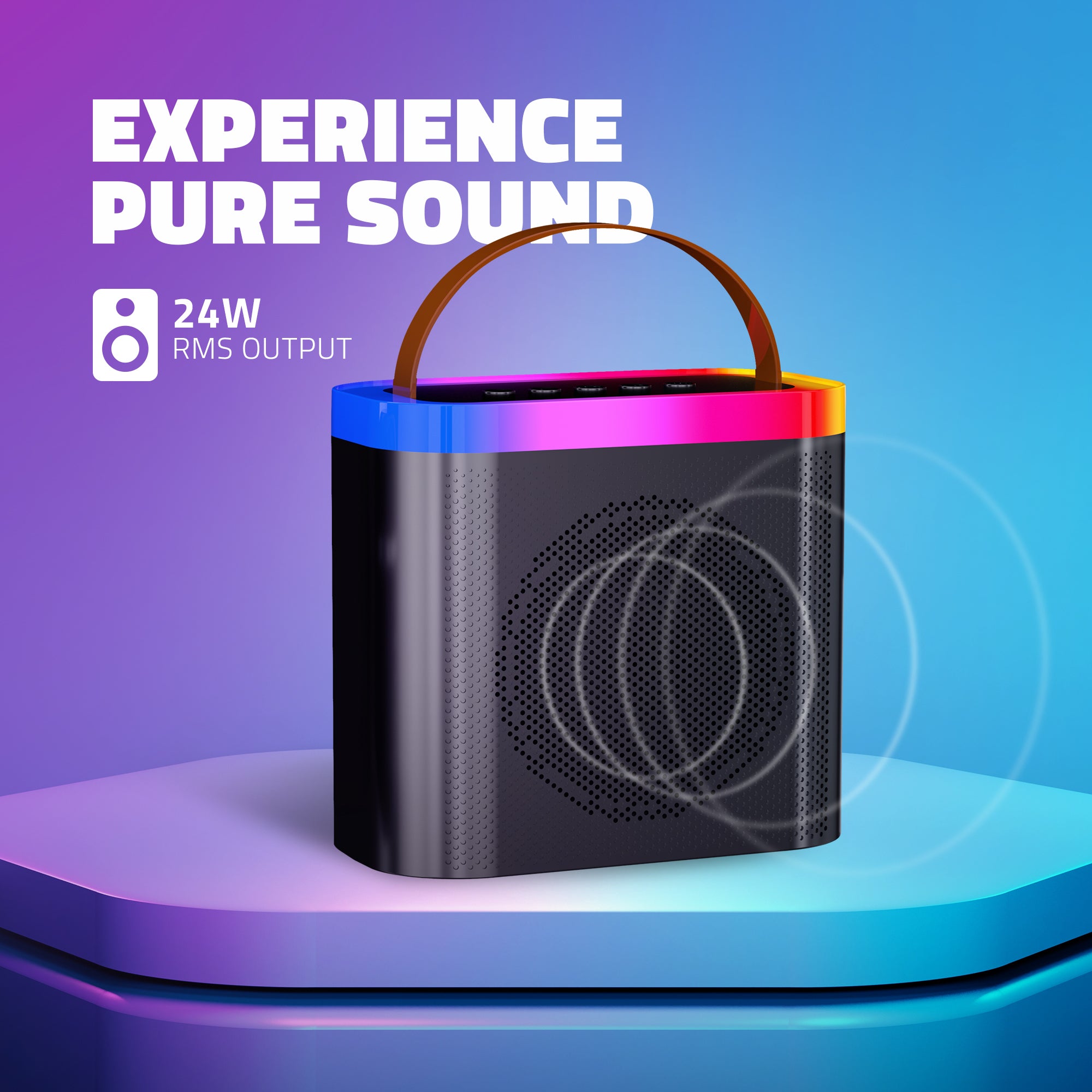 SoundMax 600 24W Bluetooth Speaker (Black)