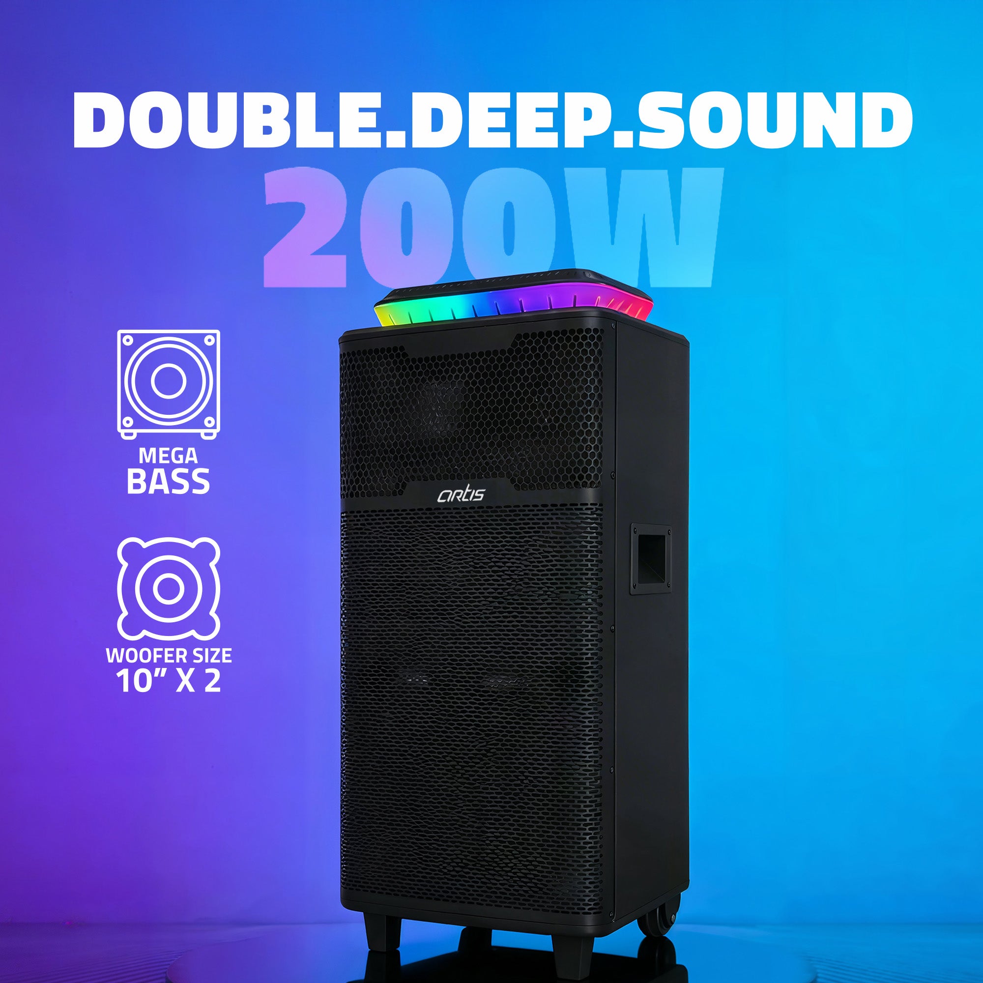 SoundMax 1002 Wireless Bluetooth Party Speaker