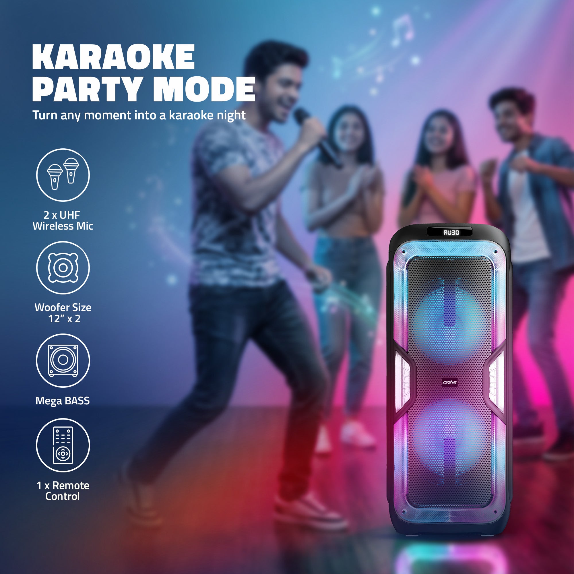 SoundPro 600 Wireless Bluetooth Party Speaker