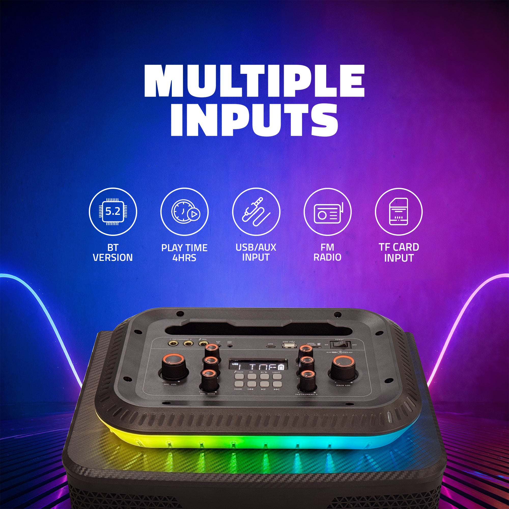 SoundMax 1002 Wireless Bluetooth Party Speaker