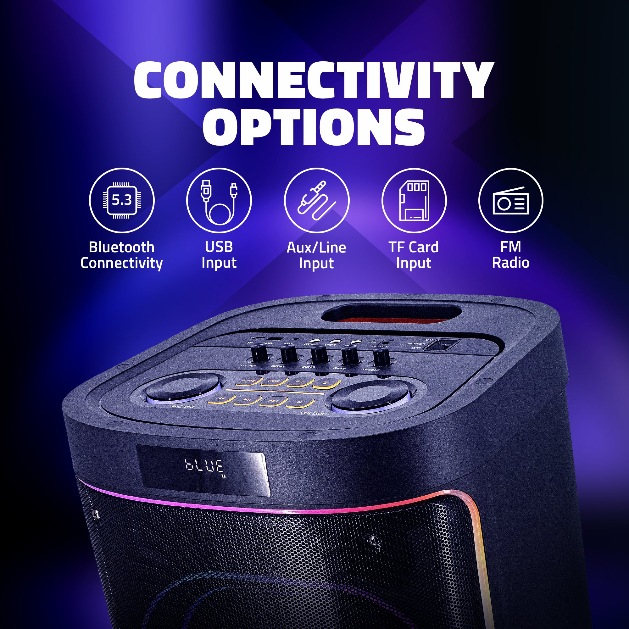 SoundMax 3000 100 W Bluetooth Party Speaker