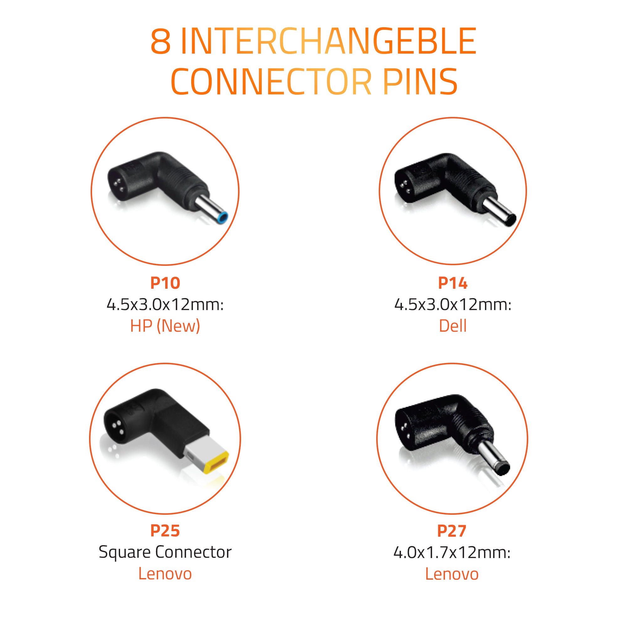 65W Universal Laptop Charger Adapter