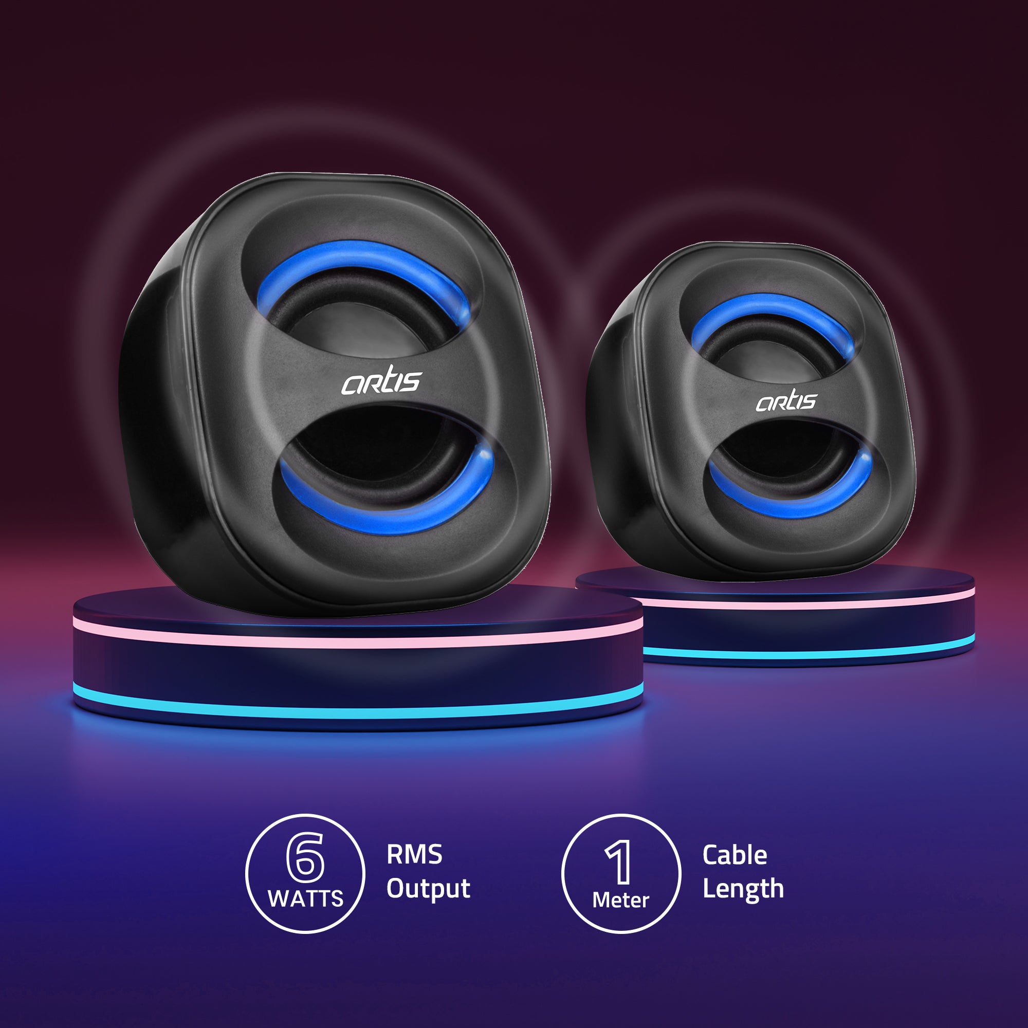 Artis mini 2.0 deals usb multimedia speakers