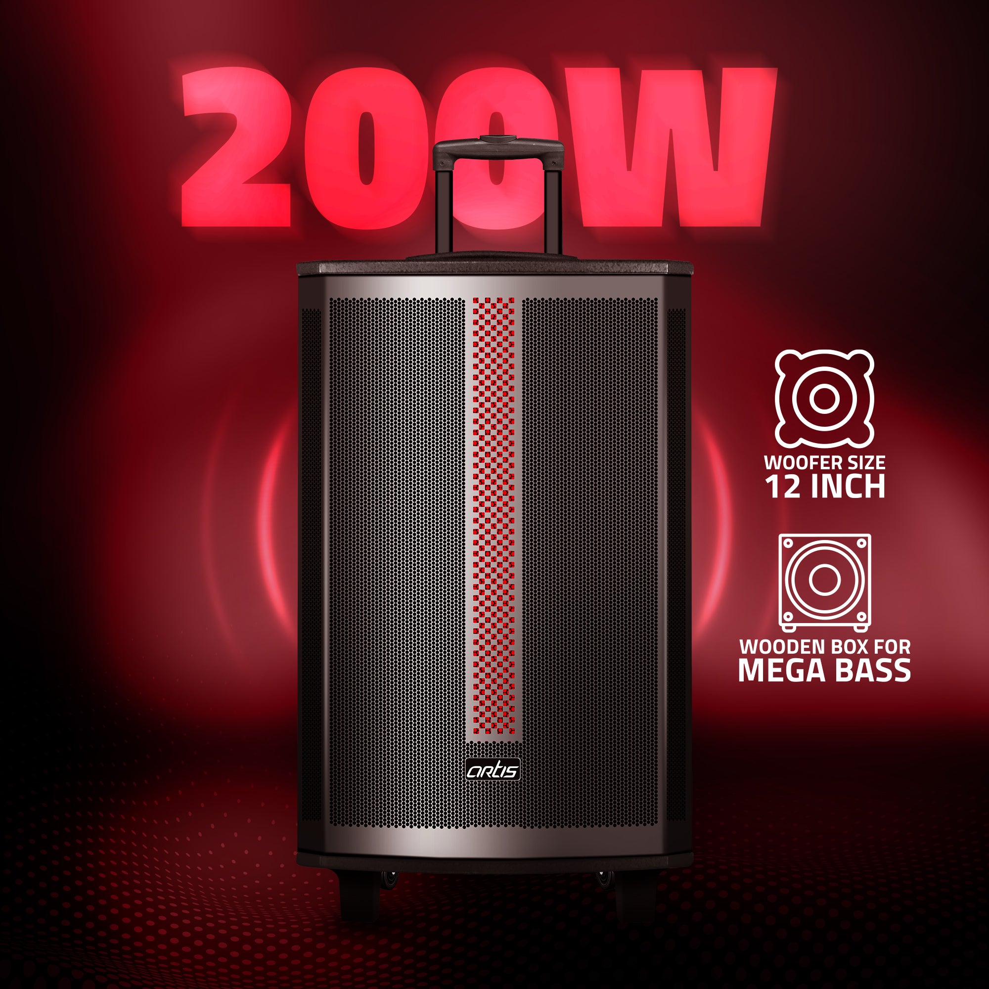 Thunder 1211 Wireless Bluetooth Trolly Speaker