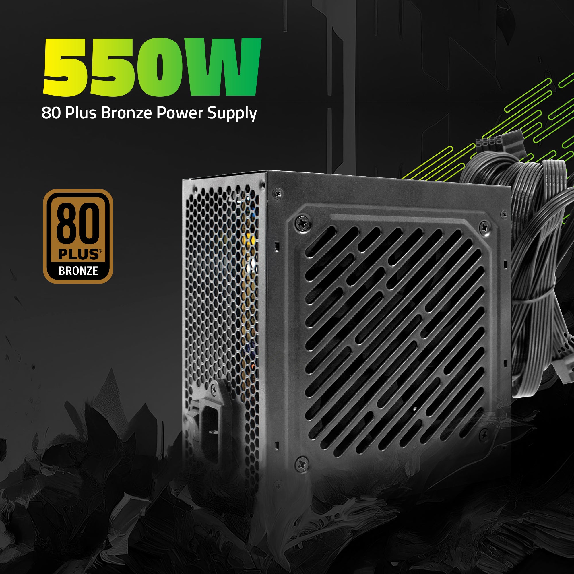EZ8898B-550 80 Plus Bronze PSU