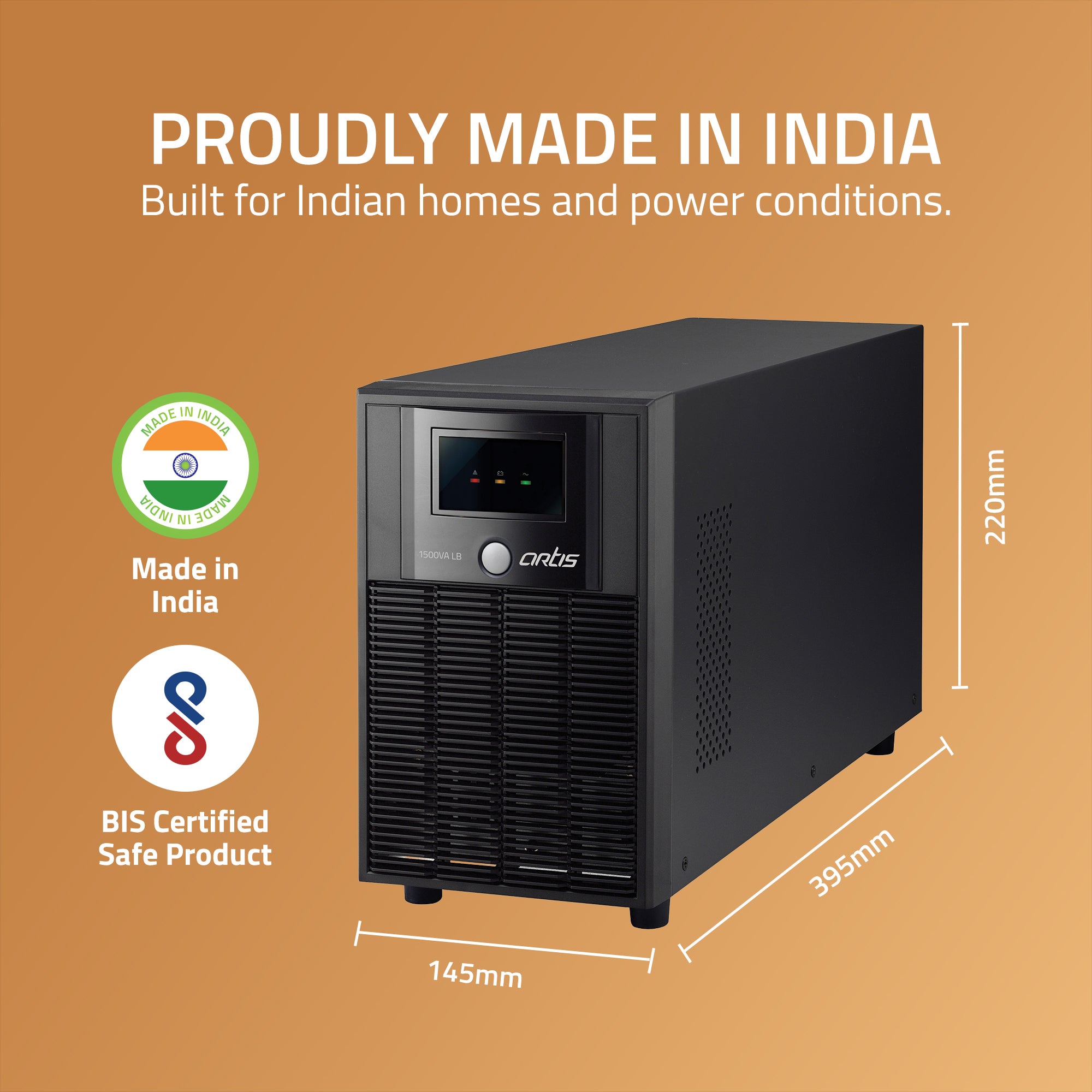 Artis Powersafe 1500VA Longer Backup UPS