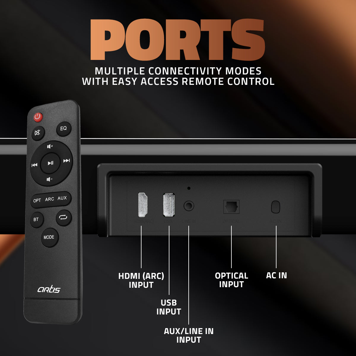 X300 Wireless Bluetooth Sound Bar