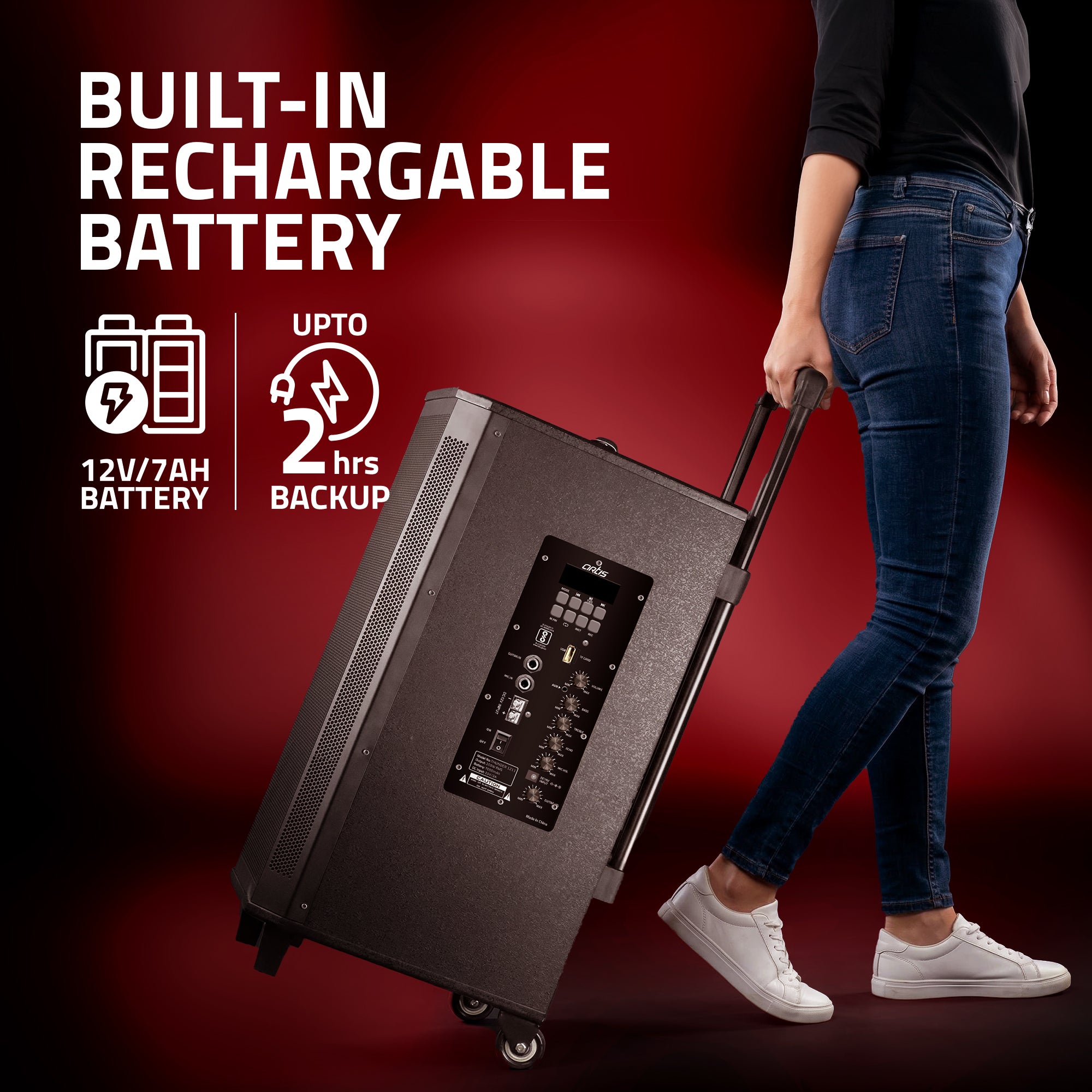 Thunder 1211 Wireless Bluetooth Trolly Speaker