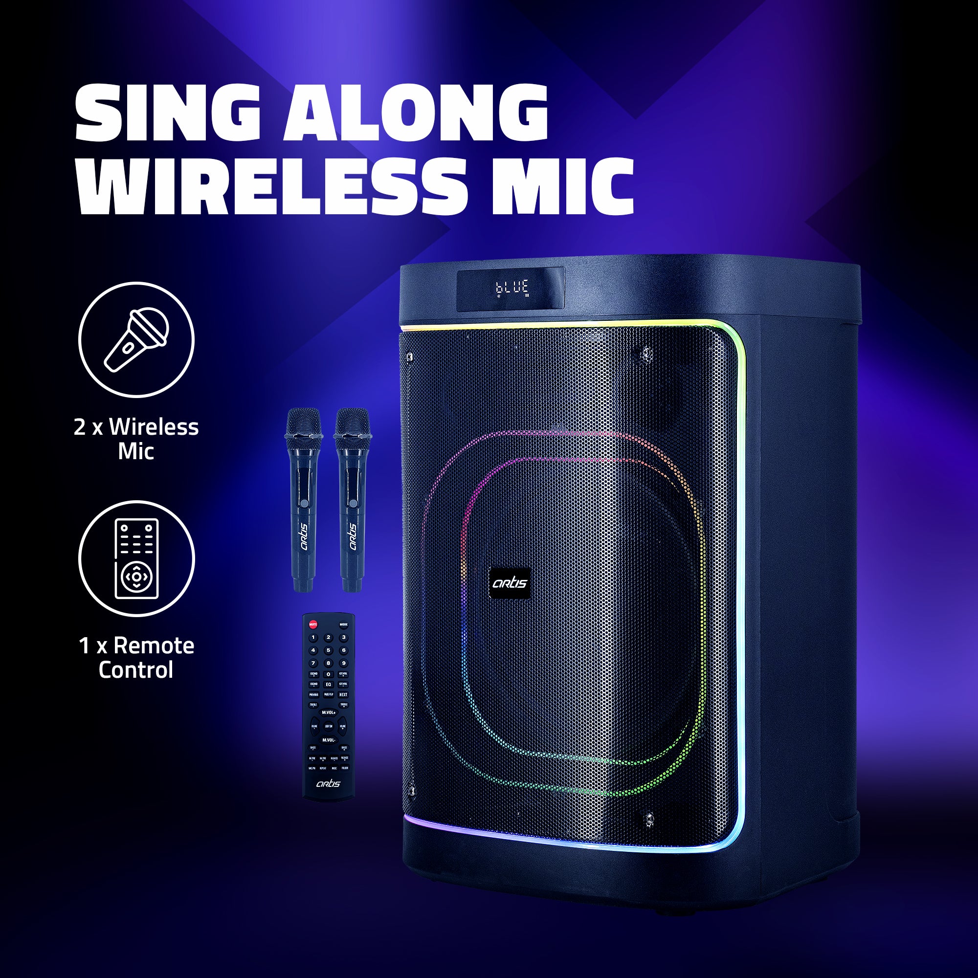 SoundMax 3000 100 W Bluetooth Party Speaker
