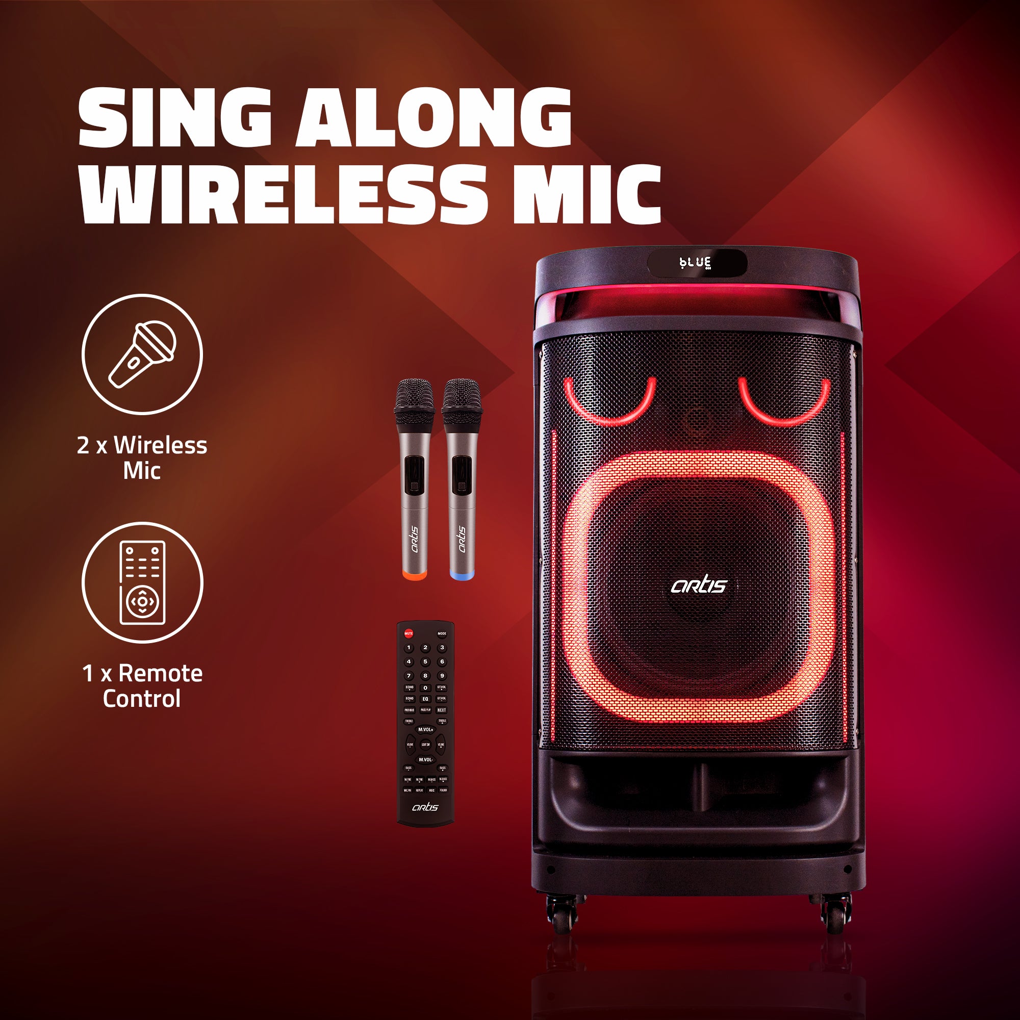 Rockstar 1012 Warless Bluetooth speaker